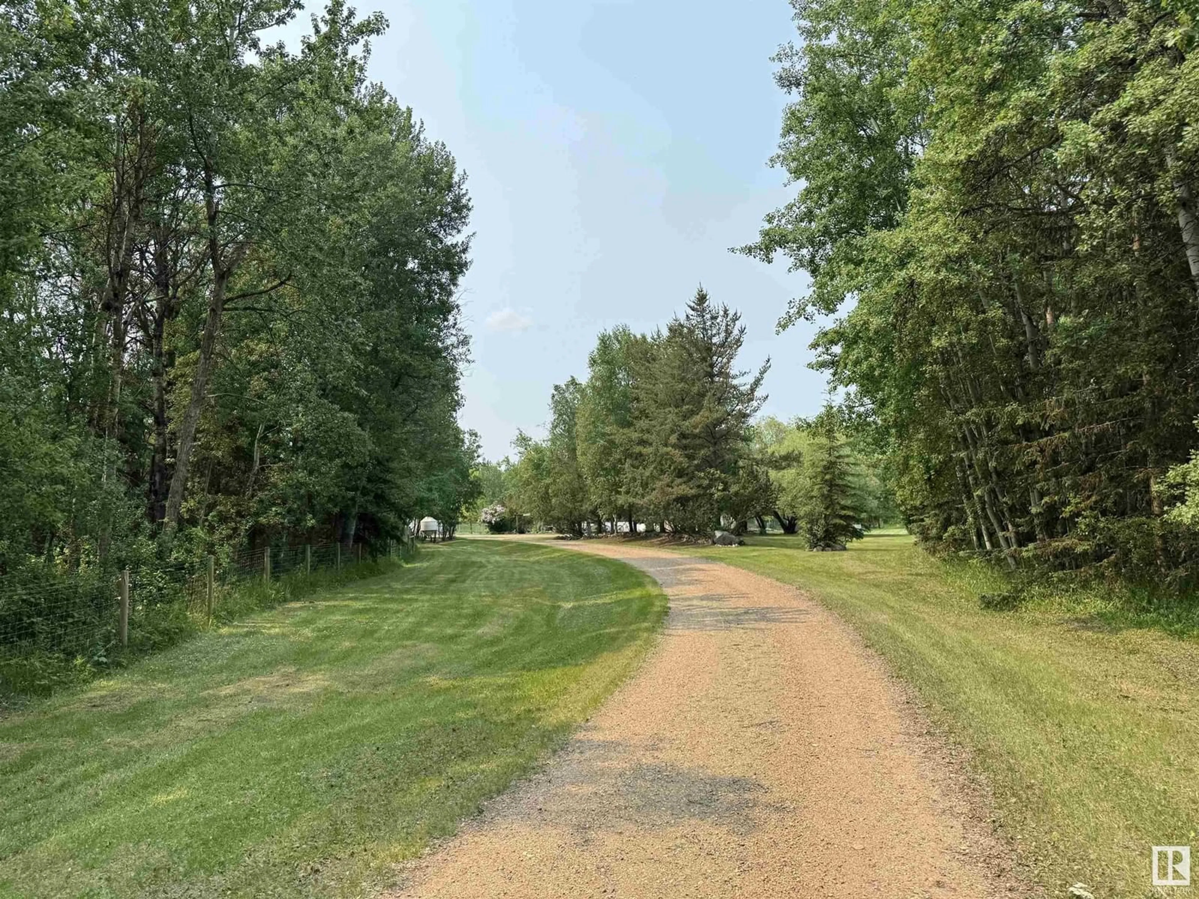A pic from outside/outdoor area/front of a property/back of a property/a pic from drone, forest/trees view for 53080 RGE ROAD 210, Rural Strathcona County Alberta T8G2E4