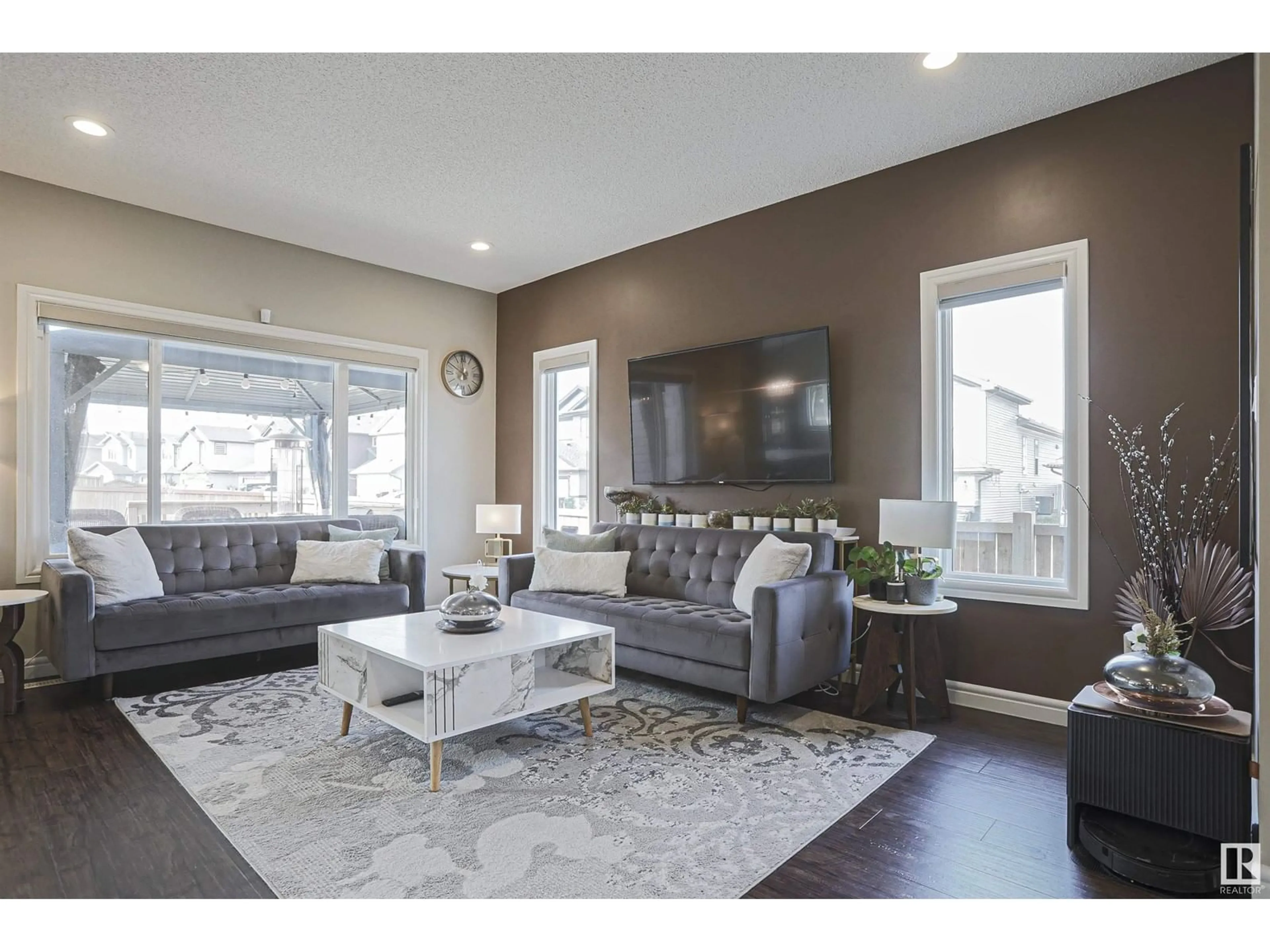 Living room with furniture, unknown for 1219 26 AV, Edmonton Alberta T6T2E5