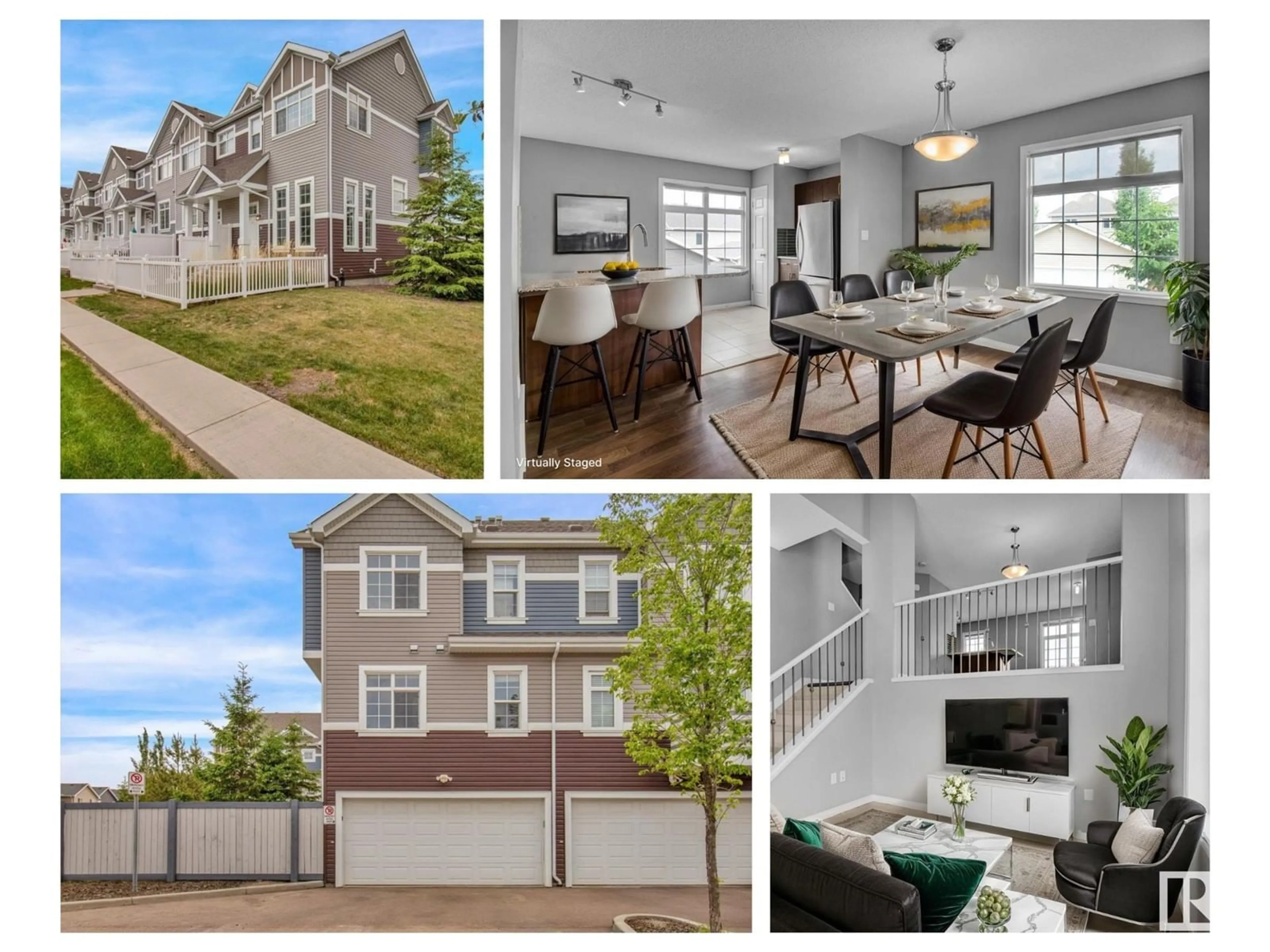 A pic from outside/outdoor area/front of a property/back of a property/a pic from drone, street for #10 - 9151 SHAW WY, Edmonton Alberta T6X1W7
