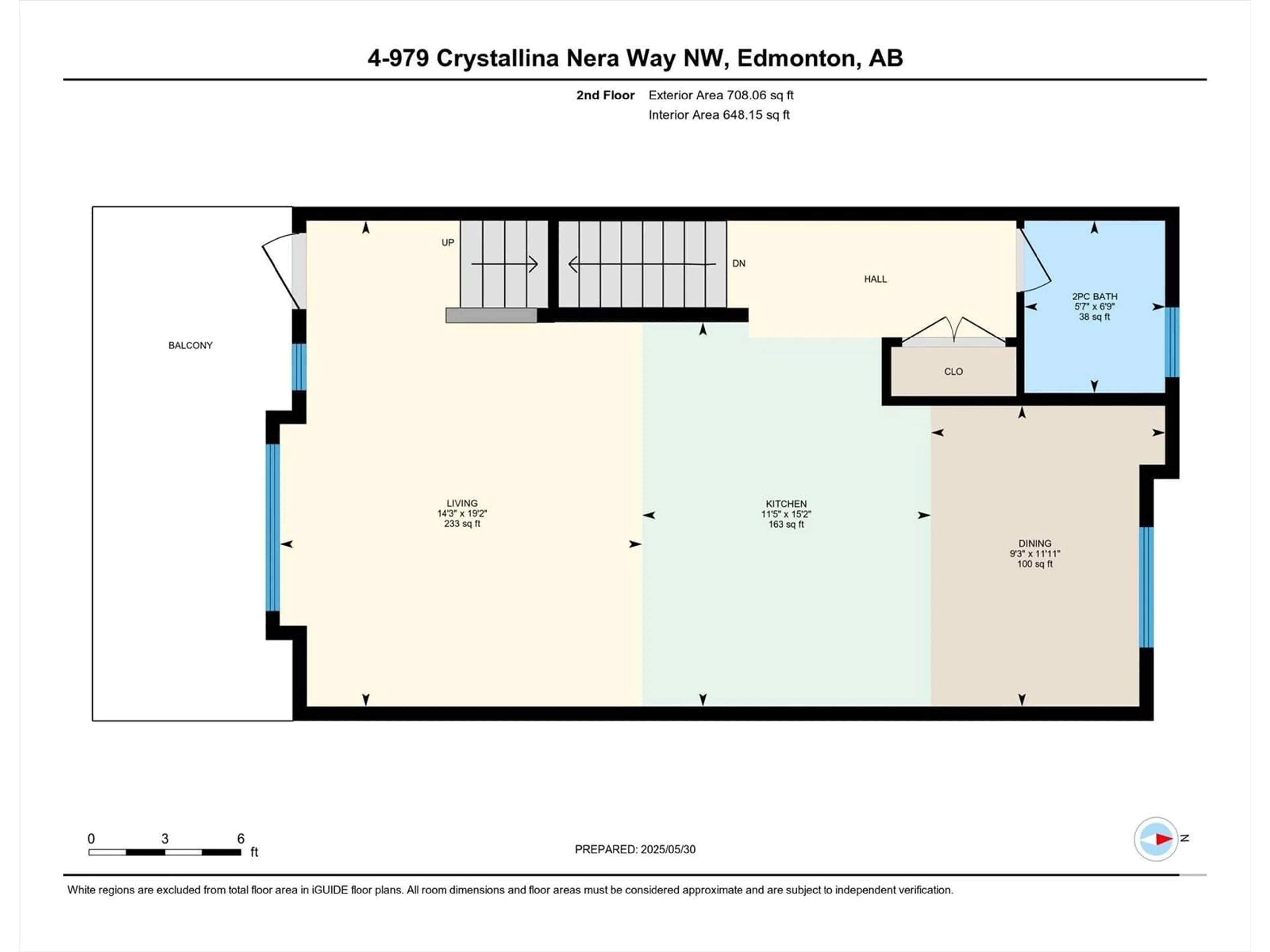 Floor plan for #4 - 979 CRYSTALLINA NERA WY, Edmonton Alberta T5Z0S3