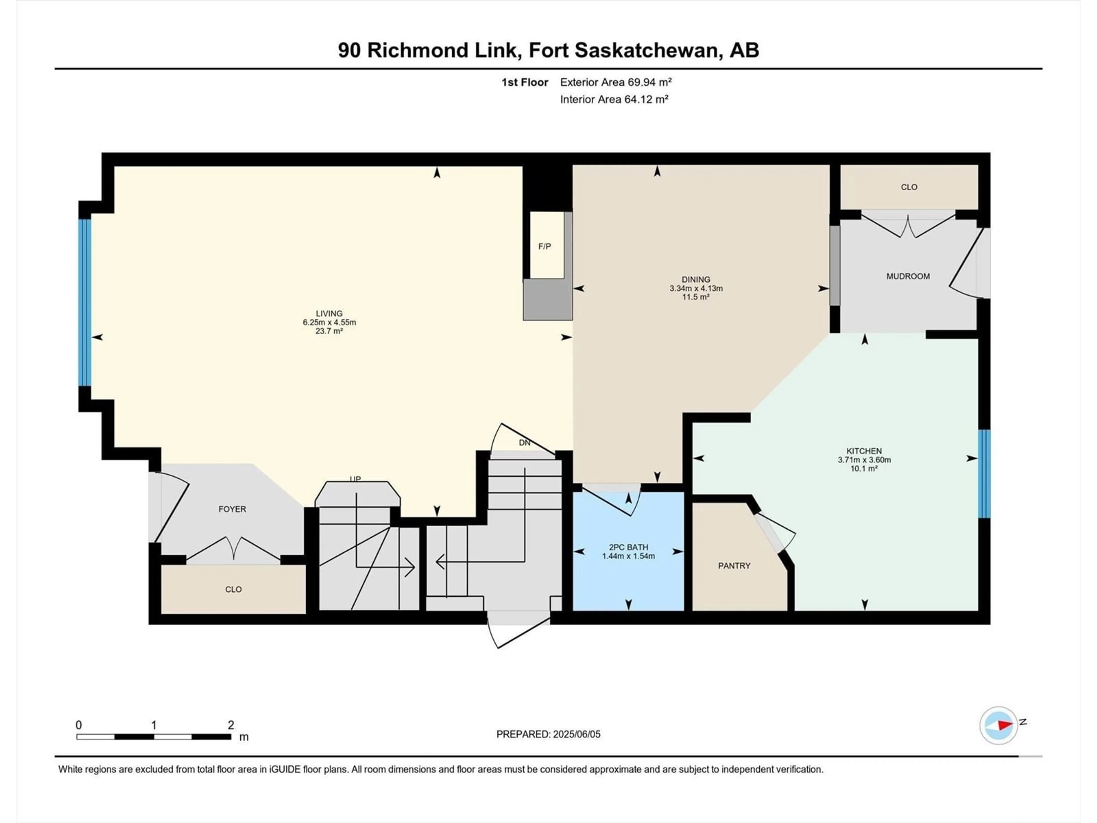 Floor plan for 90 RICHMOND LI, Fort Saskatchewan Alberta T8L0S5