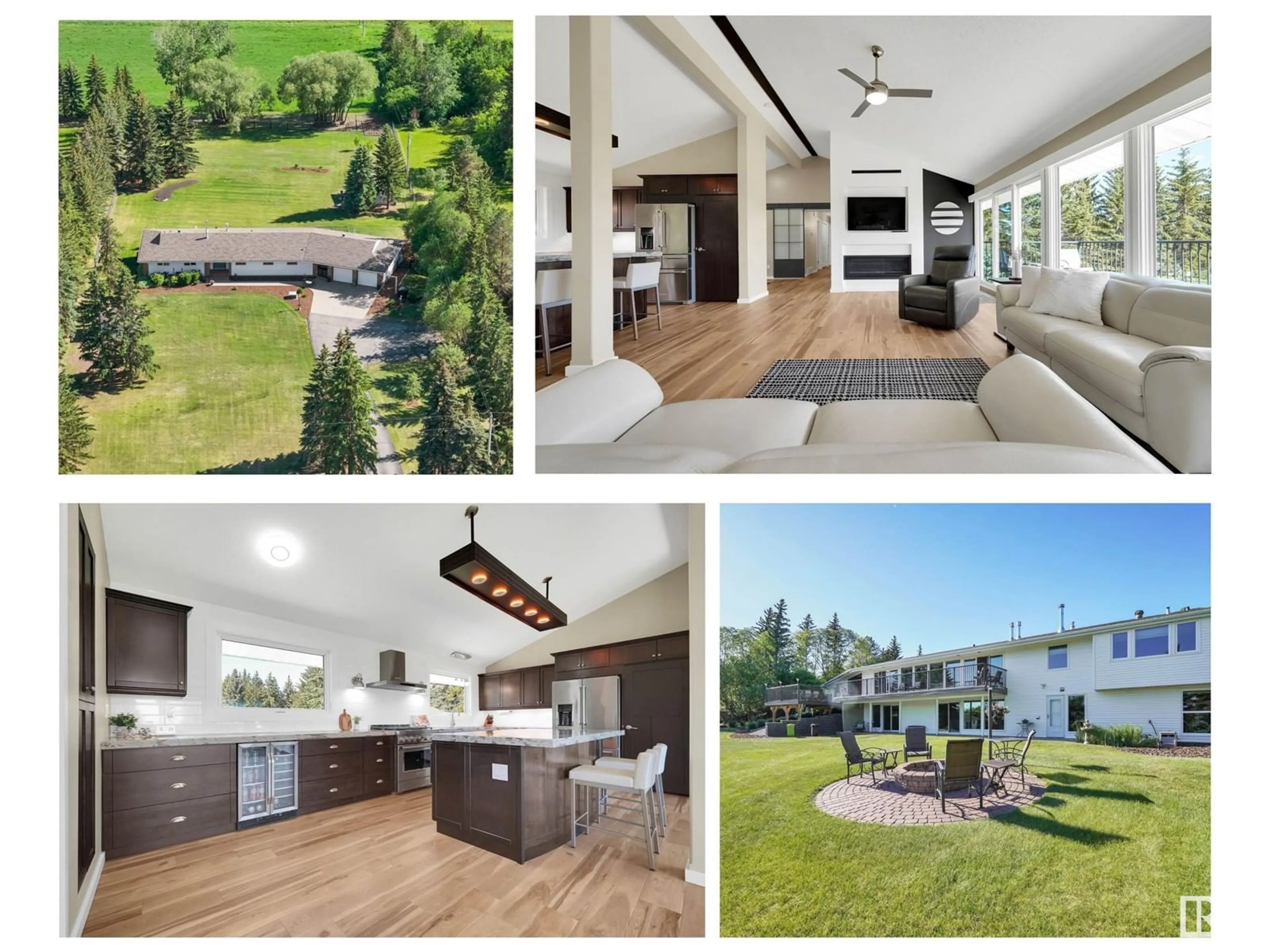 Open concept kitchen, wood/laminate floor for #9 - 26328 MEADOWVIEW DR, Rural Sturgeon County Alberta T8T0L6