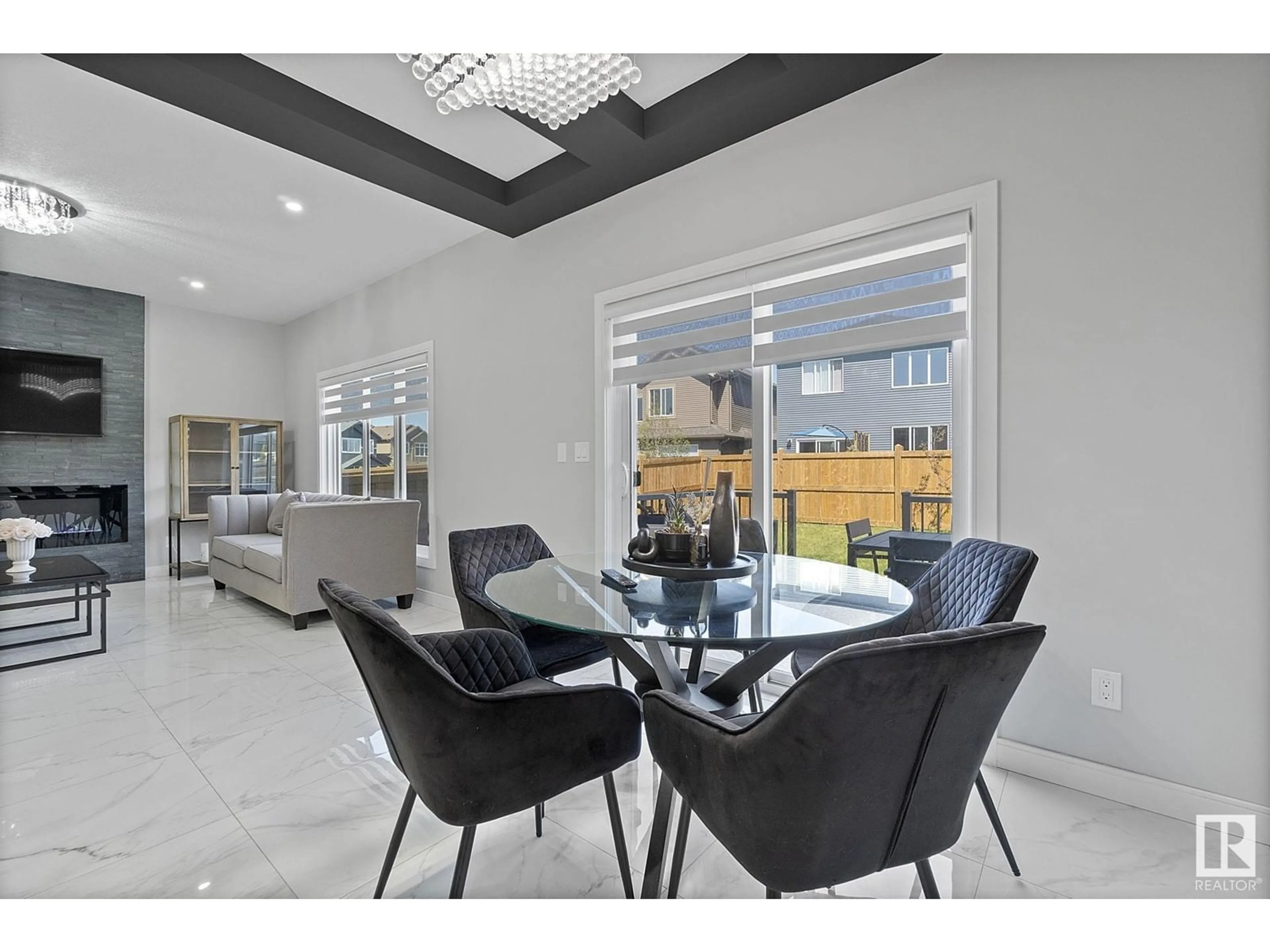 Dining room, ceramic/tile floor for 1691 ENRIGHT WY, Edmonton Alberta T6M0Z1
