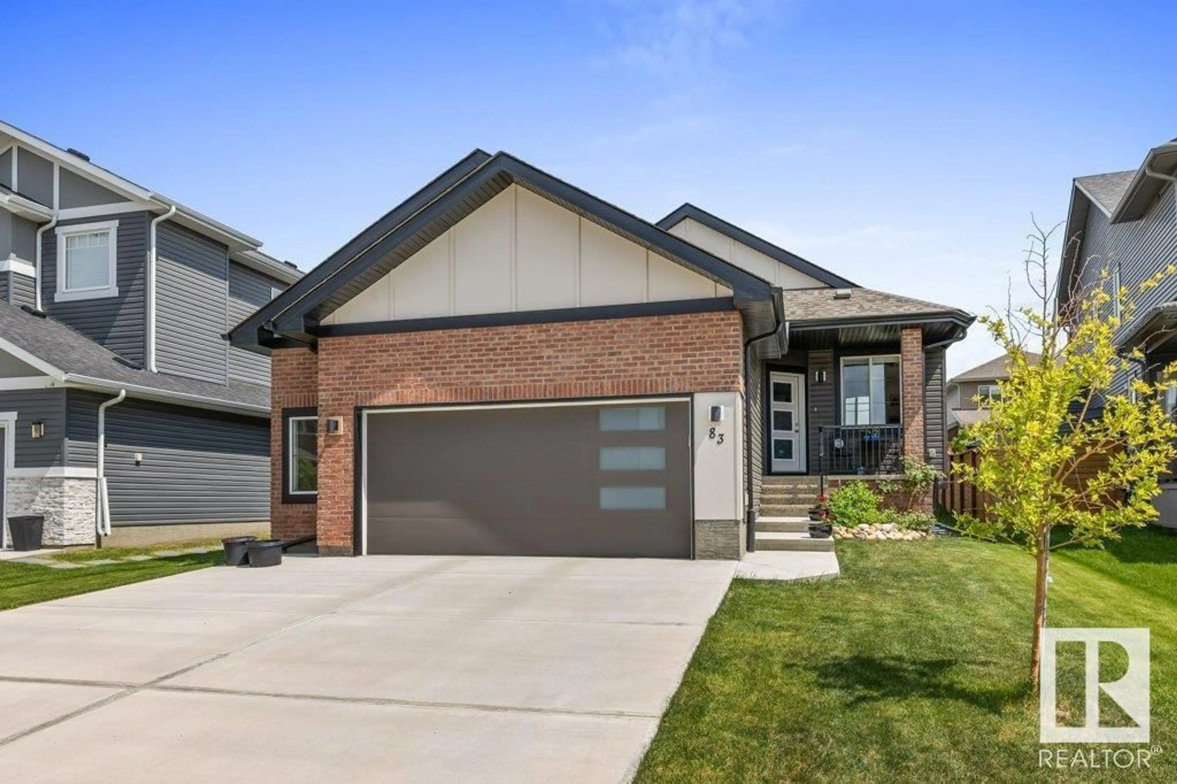 Home with brick exterior material, street for 83 RATELLE CI, St. Albert Alberta T8N7T8