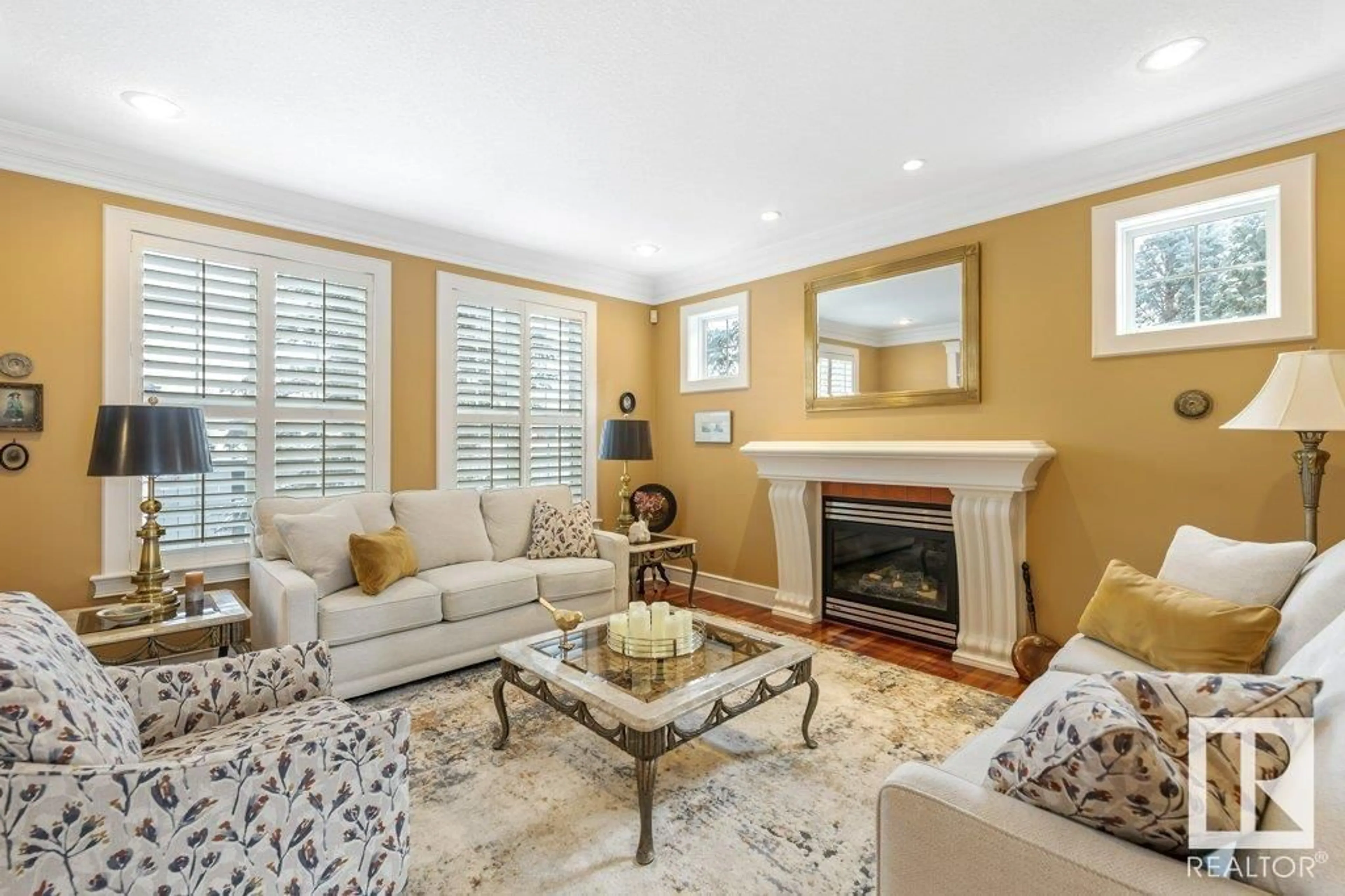Living room with furniture, unknown for 10 KARLYLE CO, St. Albert Alberta T8N6Z7