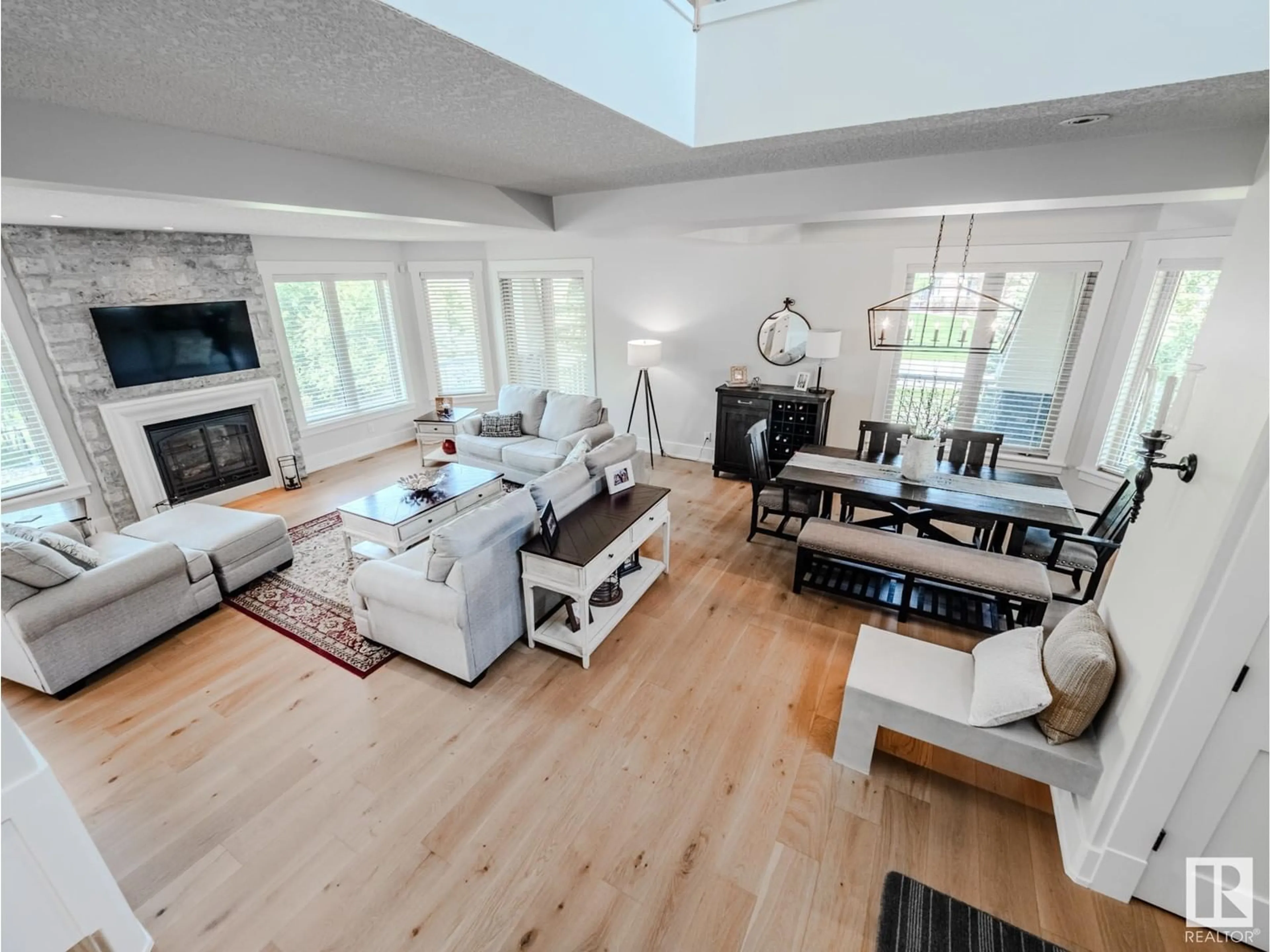 Living room with furniture, unknown for 23033 - 27 WYE RD, Rural Strathcona County Alberta T8B1H9