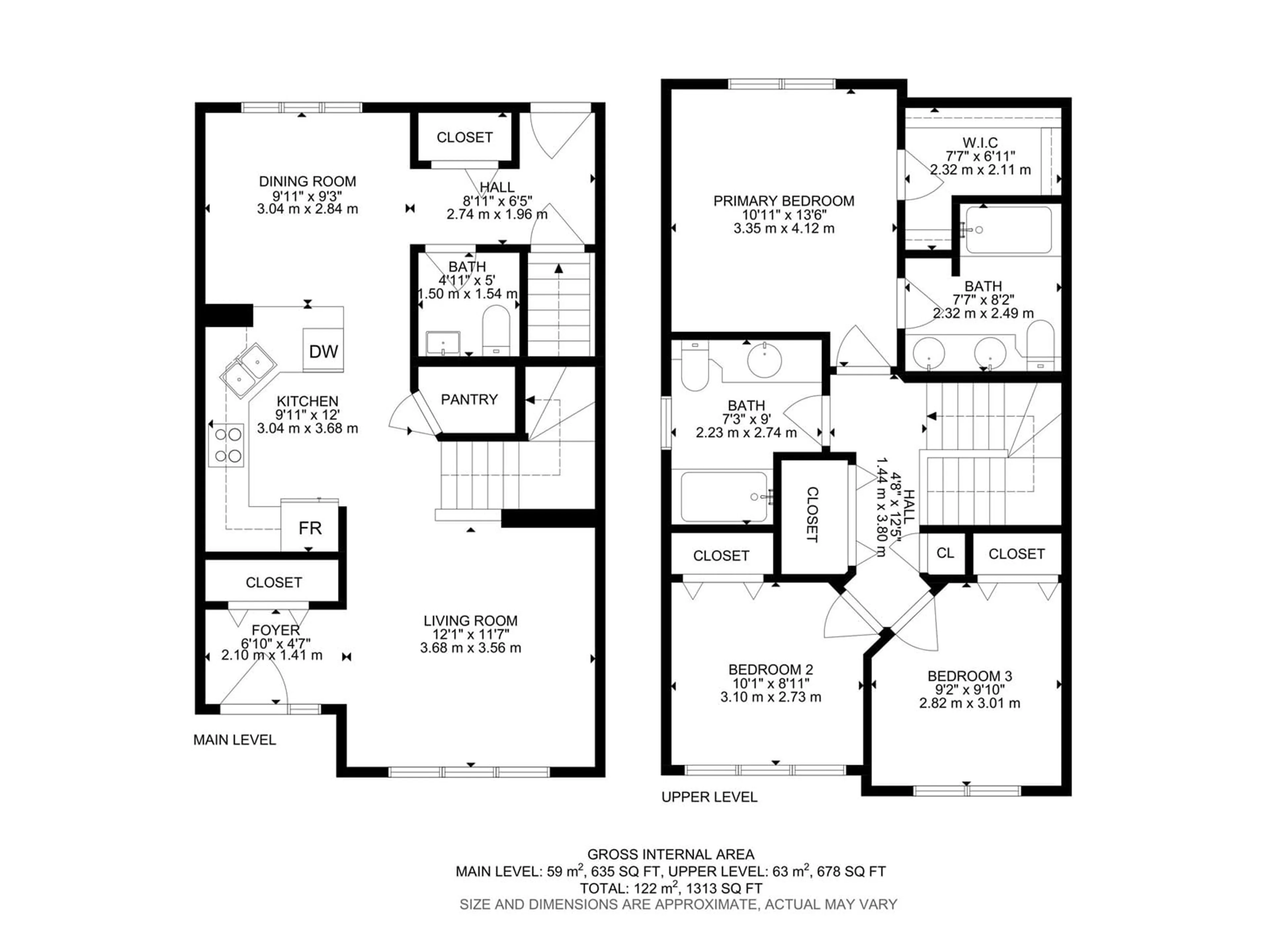 Floor plan for 5215 20AVE SW, Edmonton Alberta T6X1V6