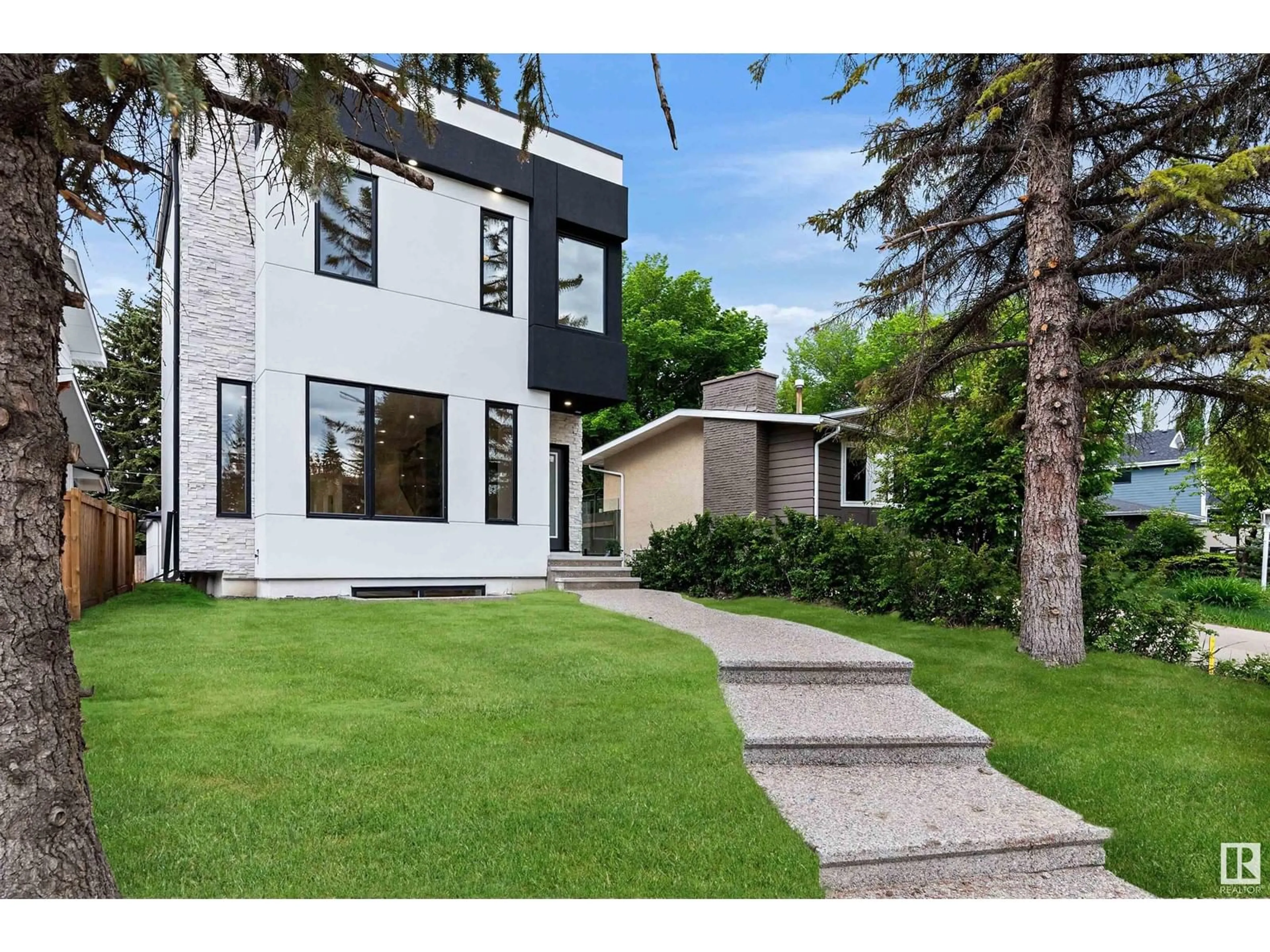 Home with brick exterior material, street for 13809 BUENA VISTA RD, Edmonton Alberta T5R5R9