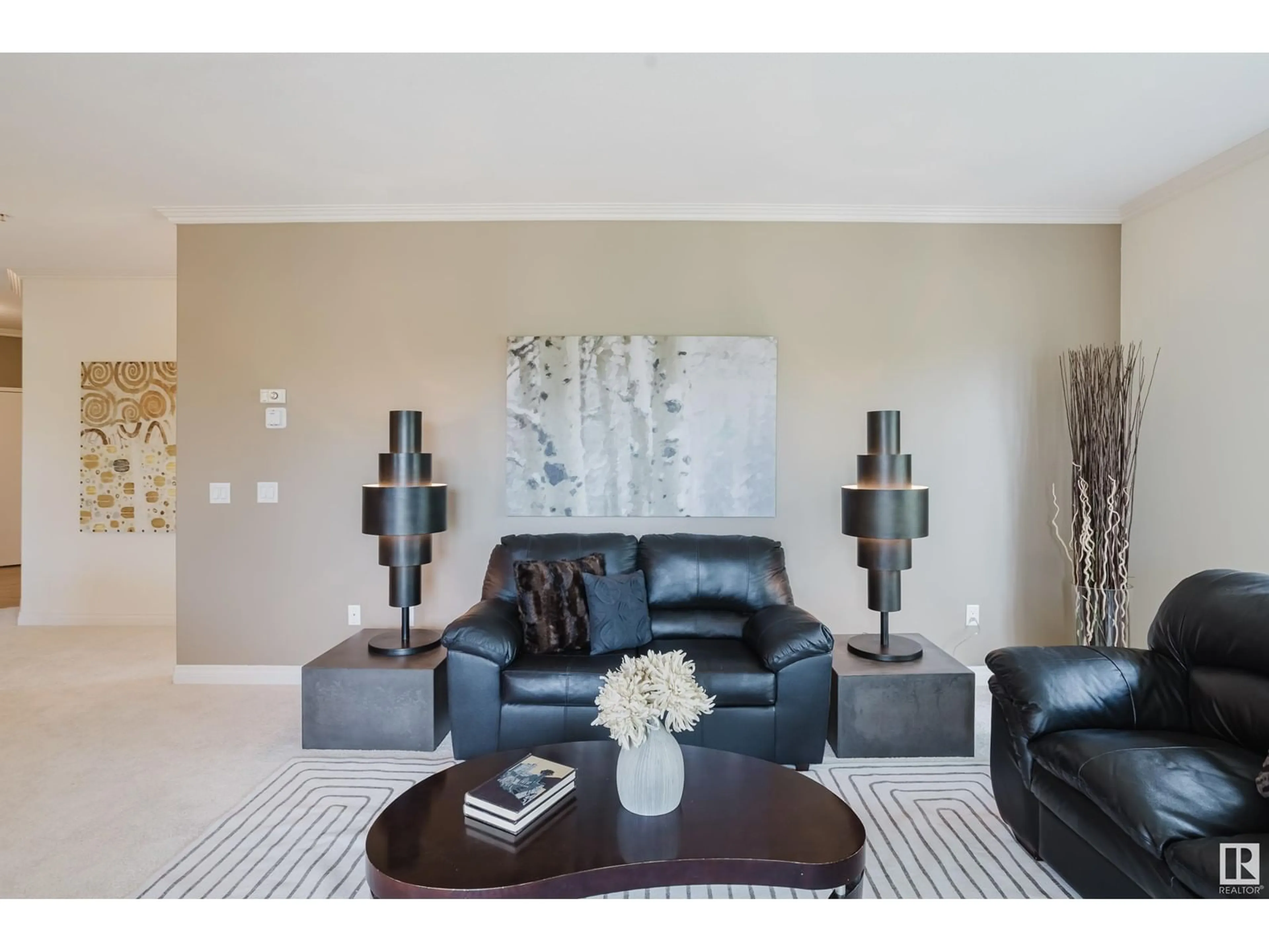 Living room with furniture, unknown for #402 - 14205 96 AV, Edmonton Alberta T5N0C2