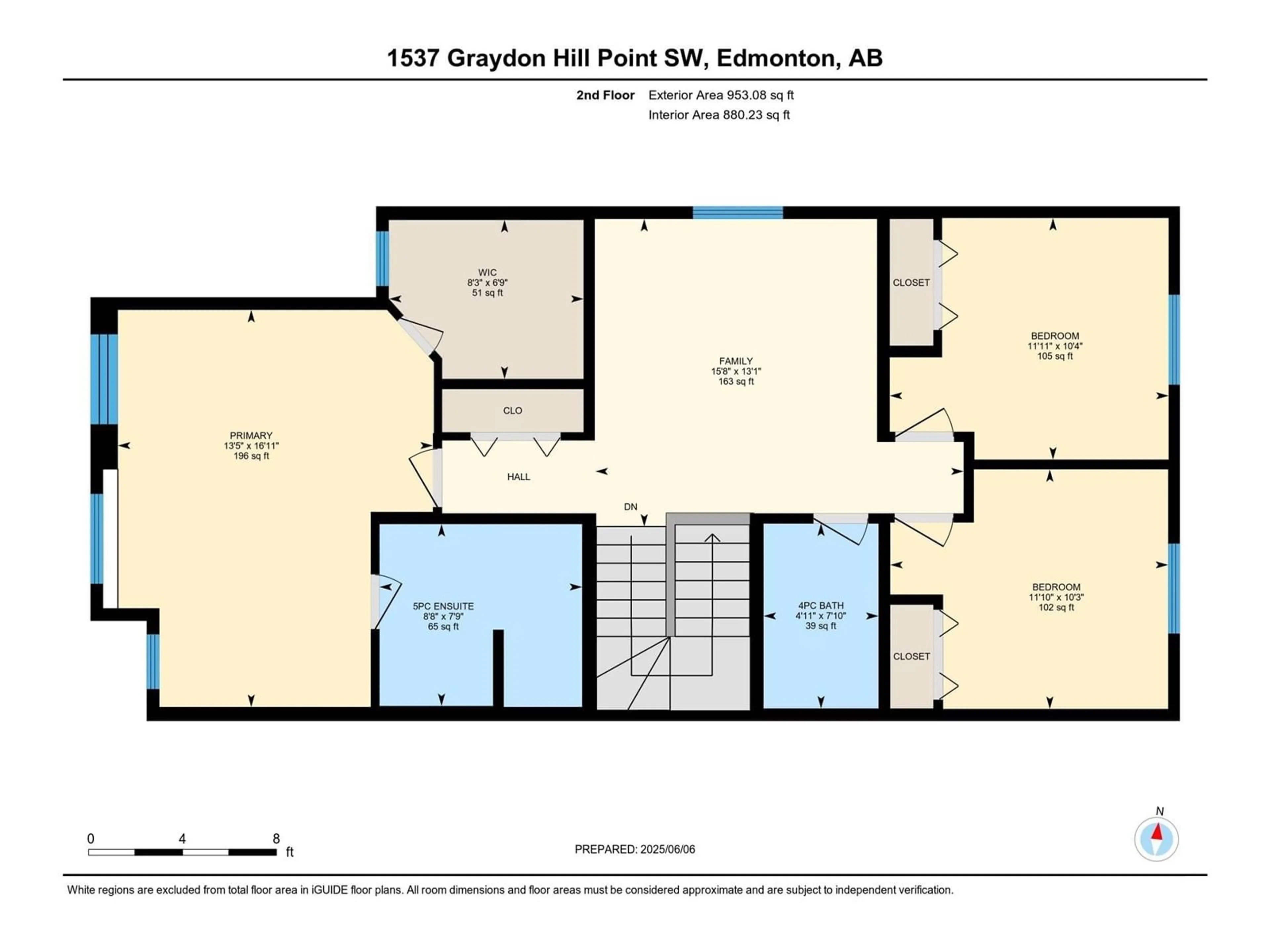Floor plan for 1537 GRAYDON HILL SW, Edmonton Alberta T6W3C7