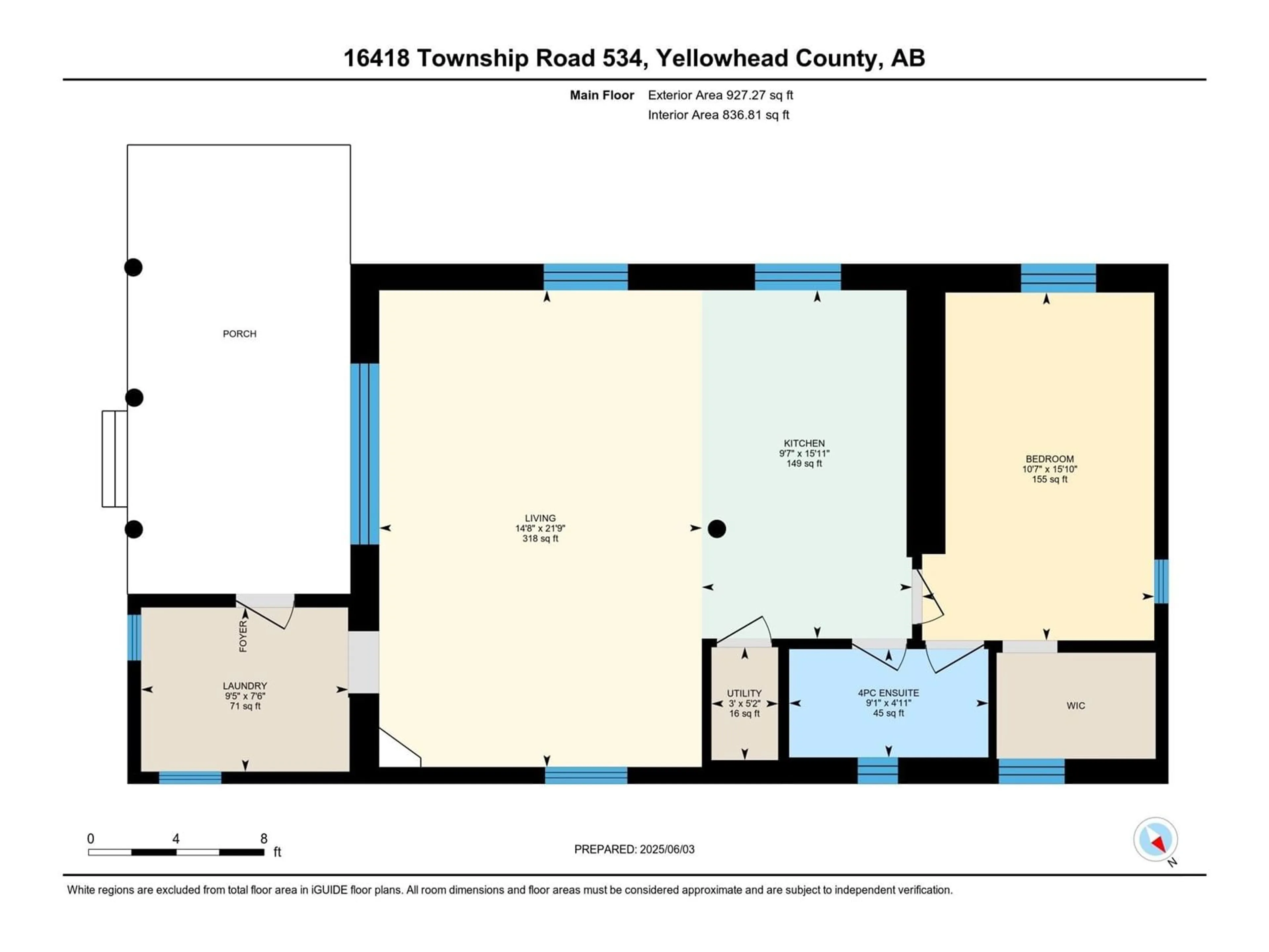 Floor plan for 16418 TOWNSHIP ROAD 534, Rural Yellowhead Alberta T7E3K7