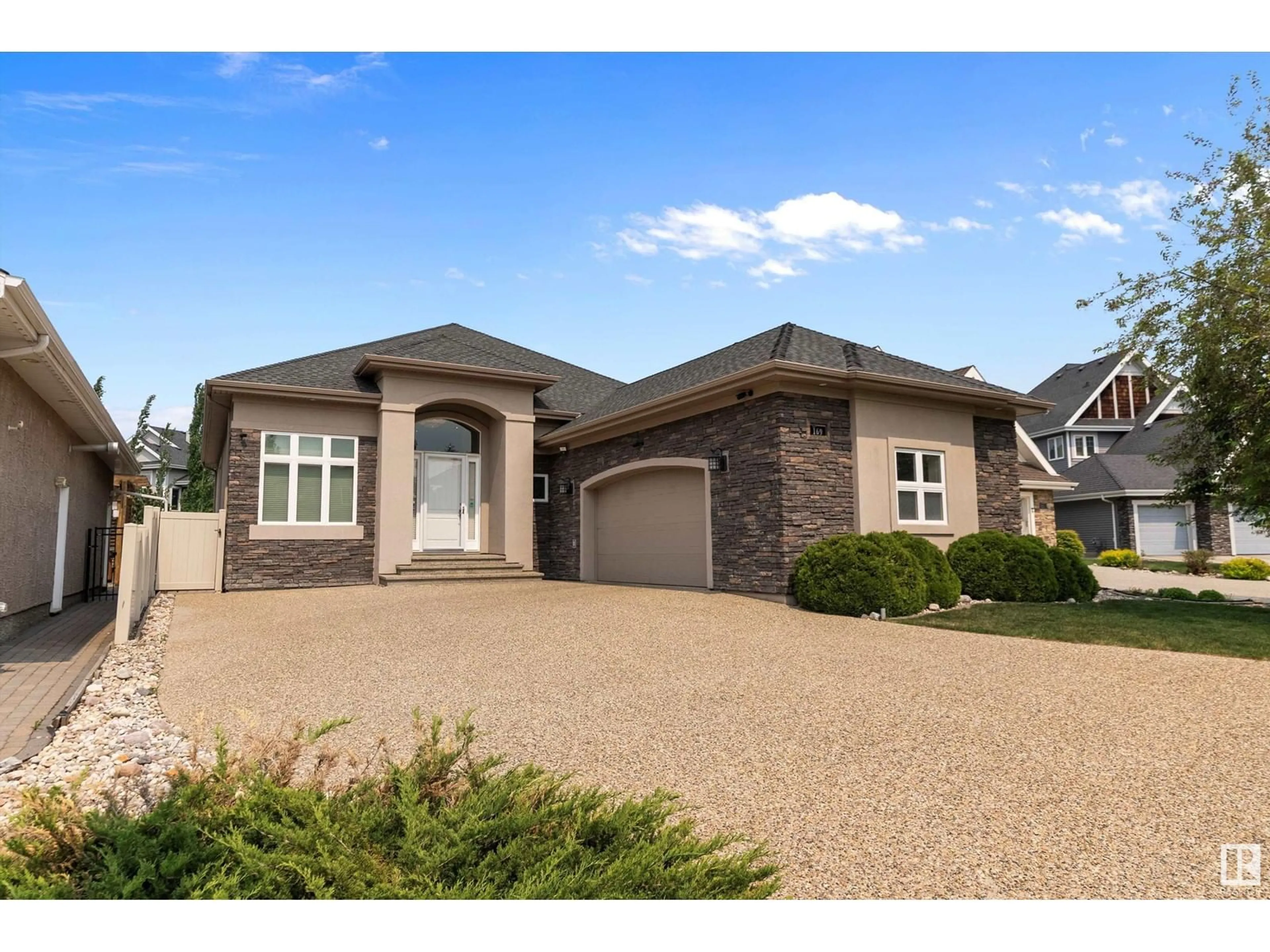 Home with brick exterior material, street for 169 CALLAGHAN DR, Edmonton Alberta T6W0G6