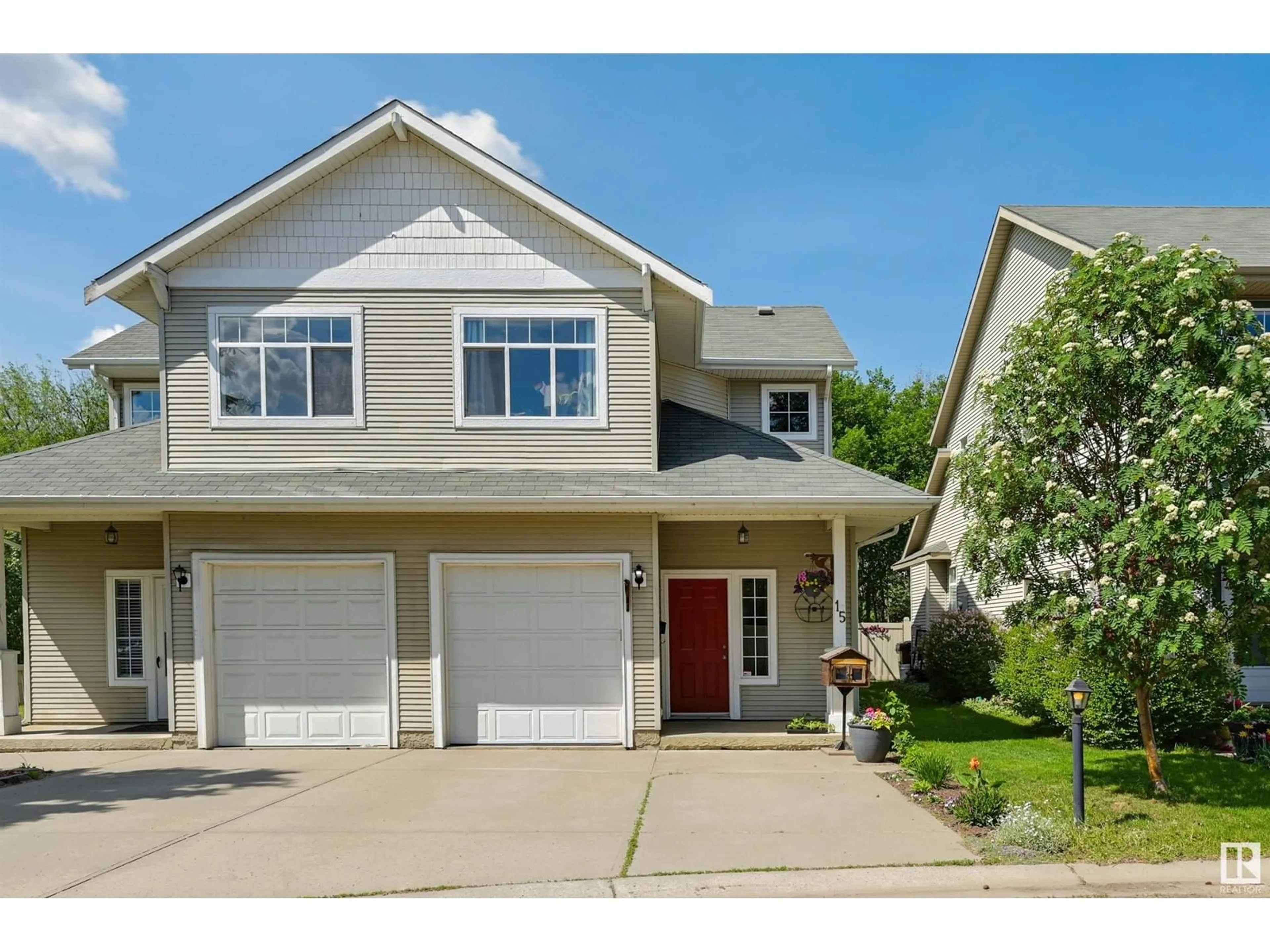 Home with vinyl exterior material, street for #15 - 30 LEVASSEUR RD, St. Albert Alberta T8N7A6