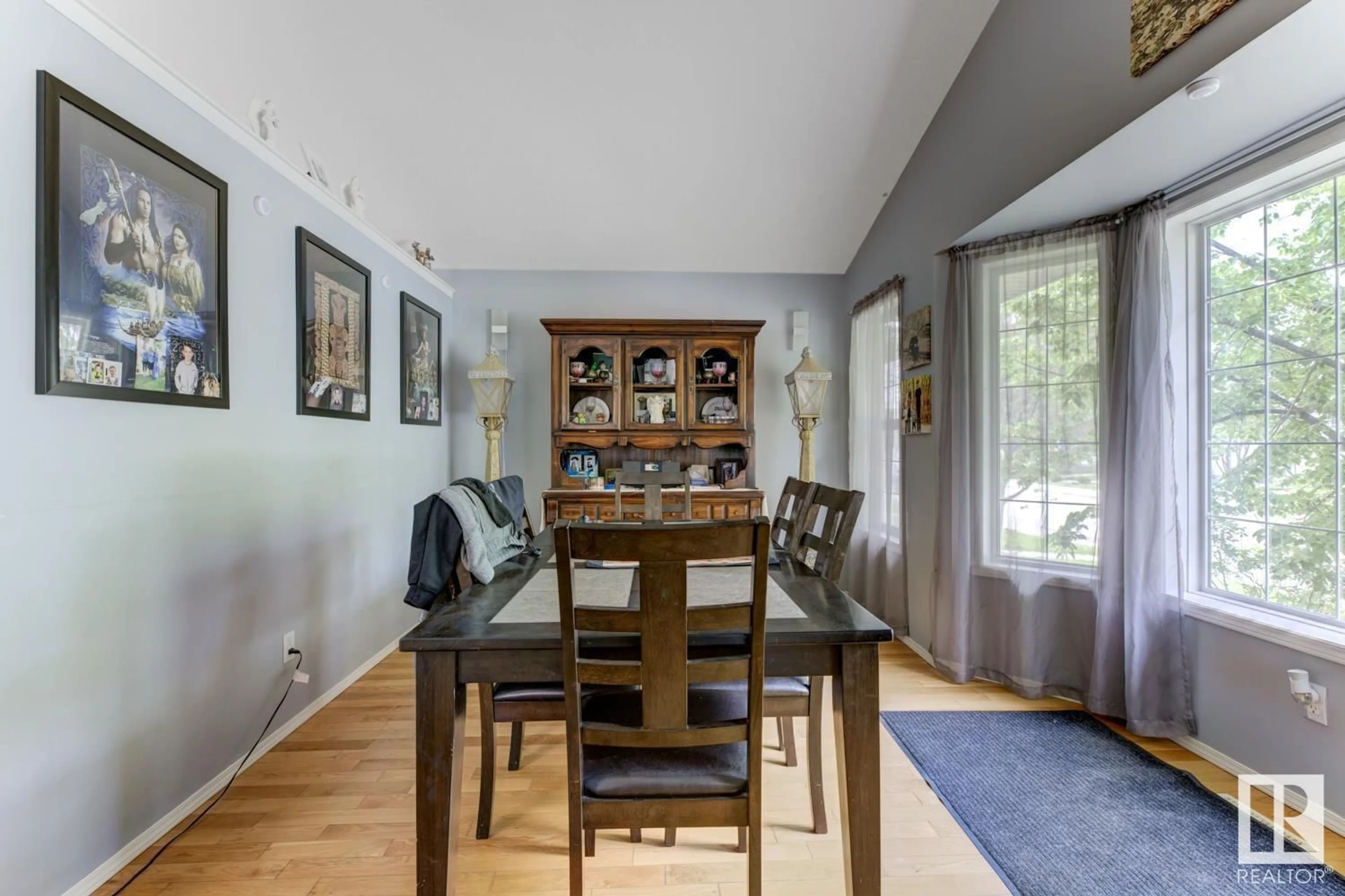 Dining room, wood/laminate floor for 668 GLENWRIGHT CR, Edmonton Alberta T5T6K5