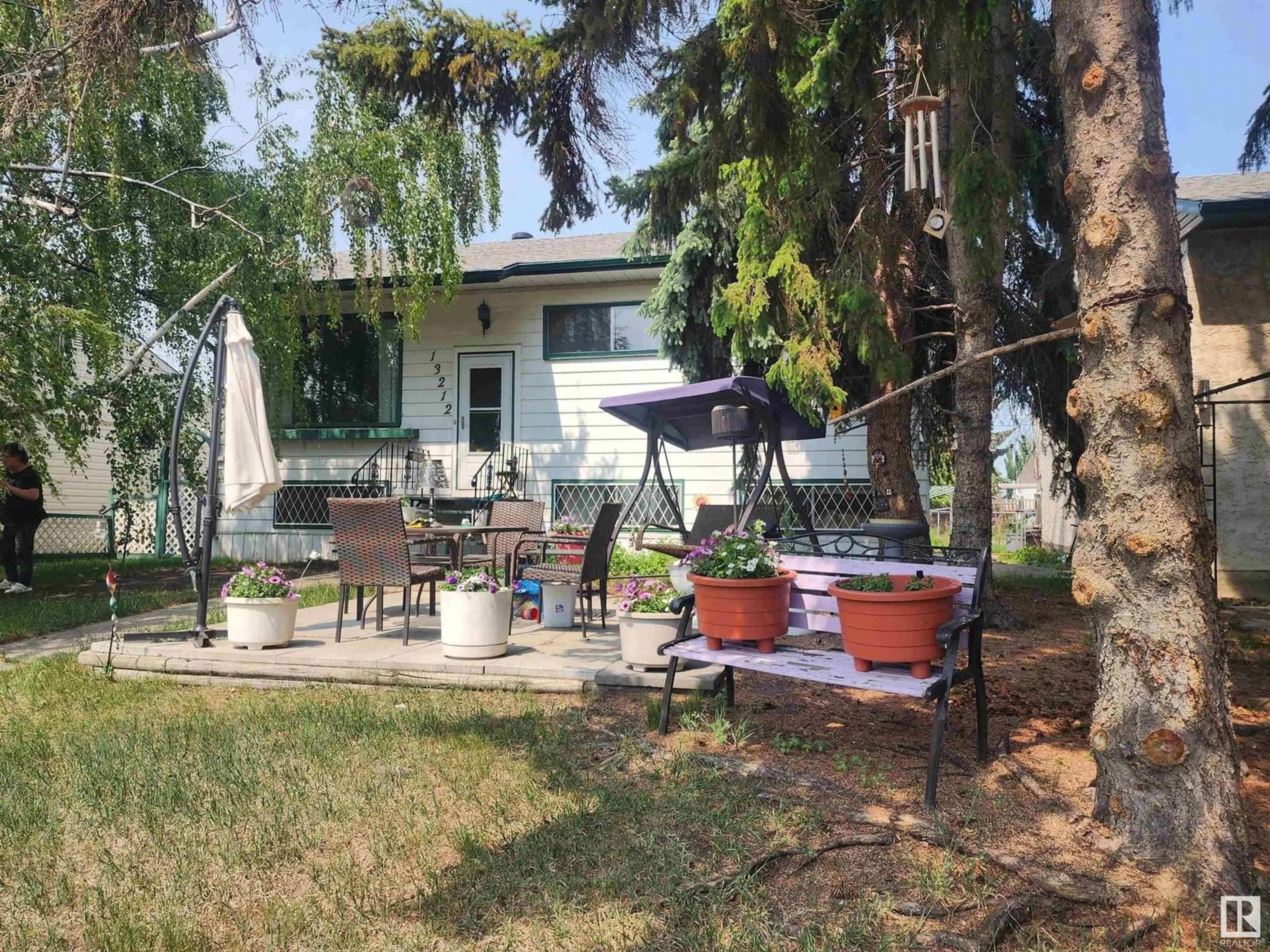 Patio, street for 13212 128 AV, Edmonton Alberta T5L3H2