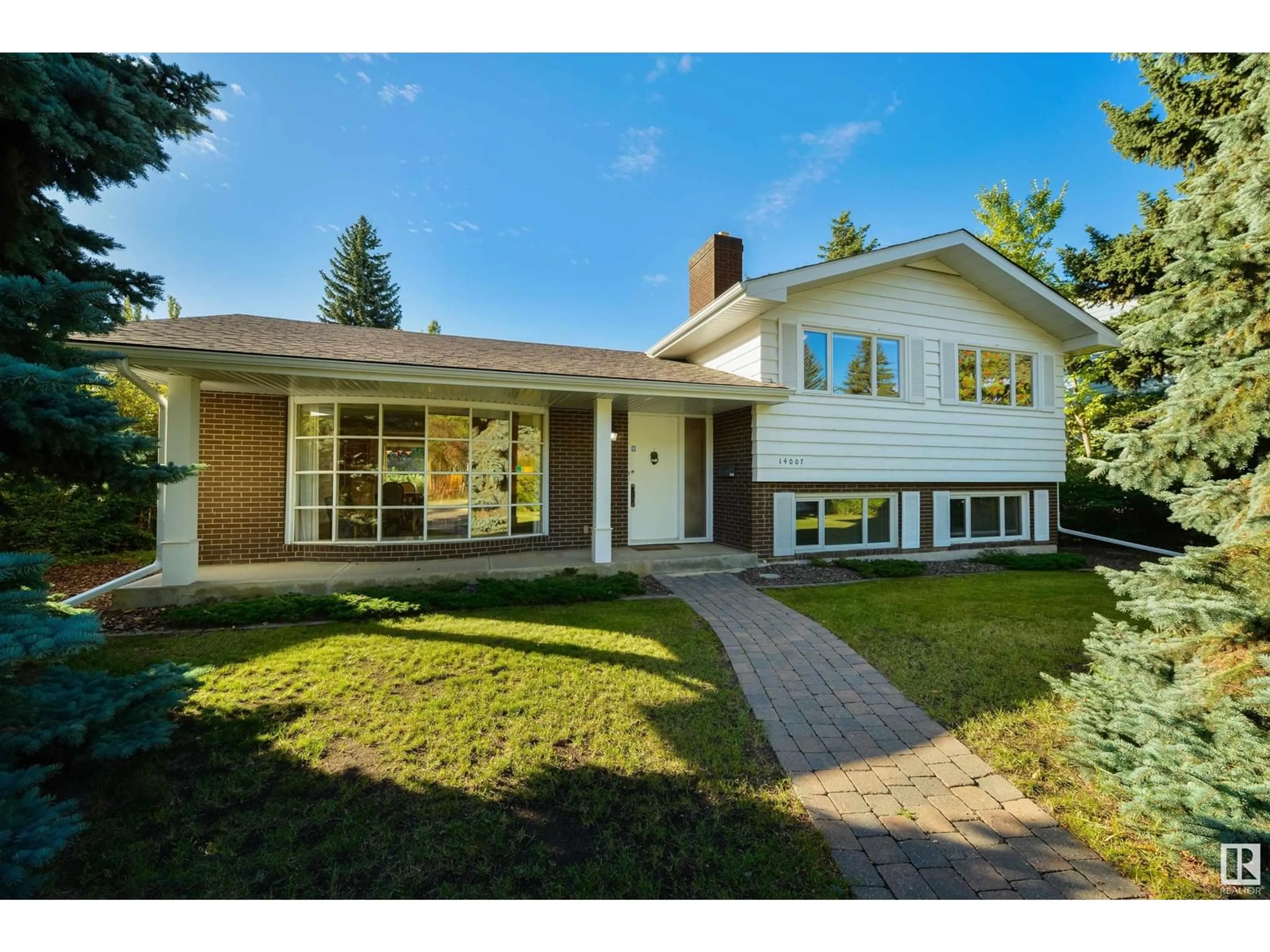 Home with brick exterior material, street for NW - 14007 53 AV, Edmonton Alberta T6H0S9