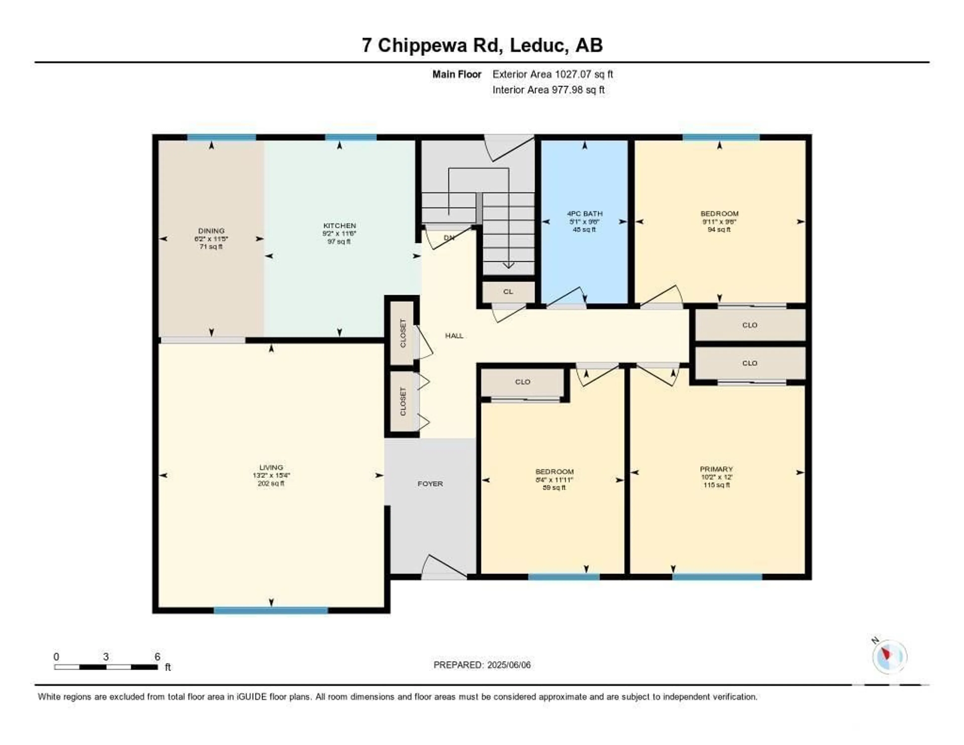 Floor plan for 7 CHIPPEWA RD, Leduc Alberta T9E4M9