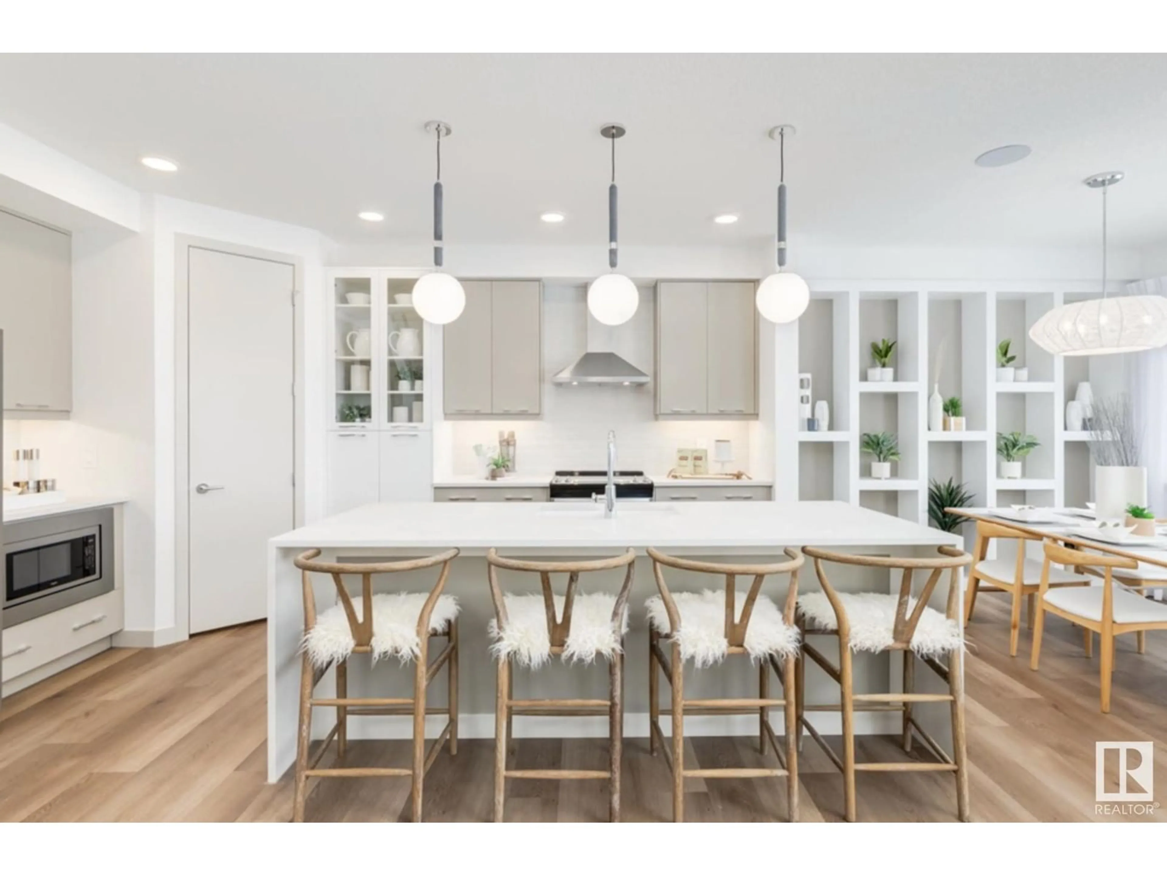 Open concept kitchen, unknown for NW - 2235 194 ST, Edmonton Alberta T6M3B6