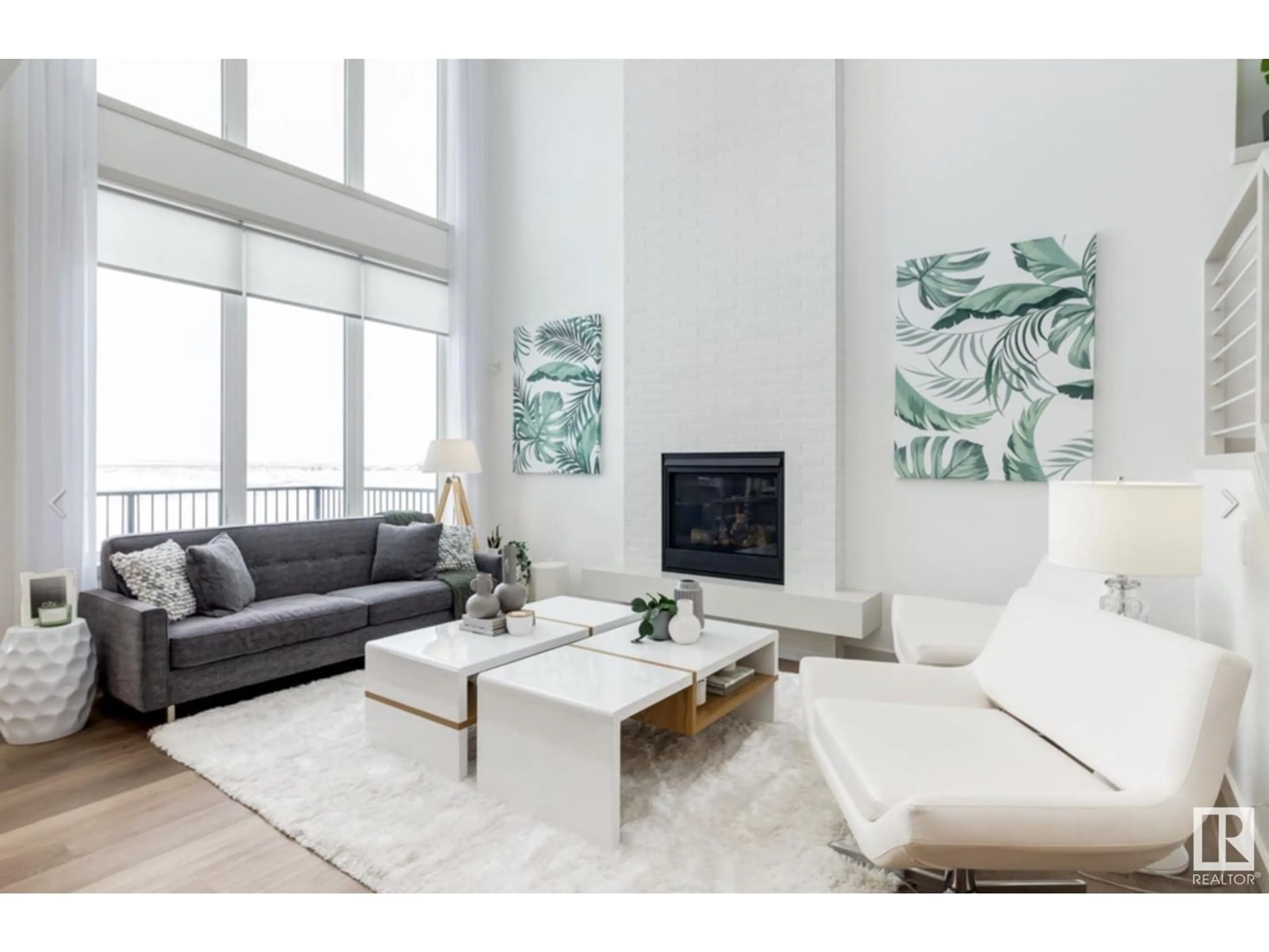 Living room with furniture, unknown for NW - 2235 194 ST, Edmonton Alberta T6M3B6