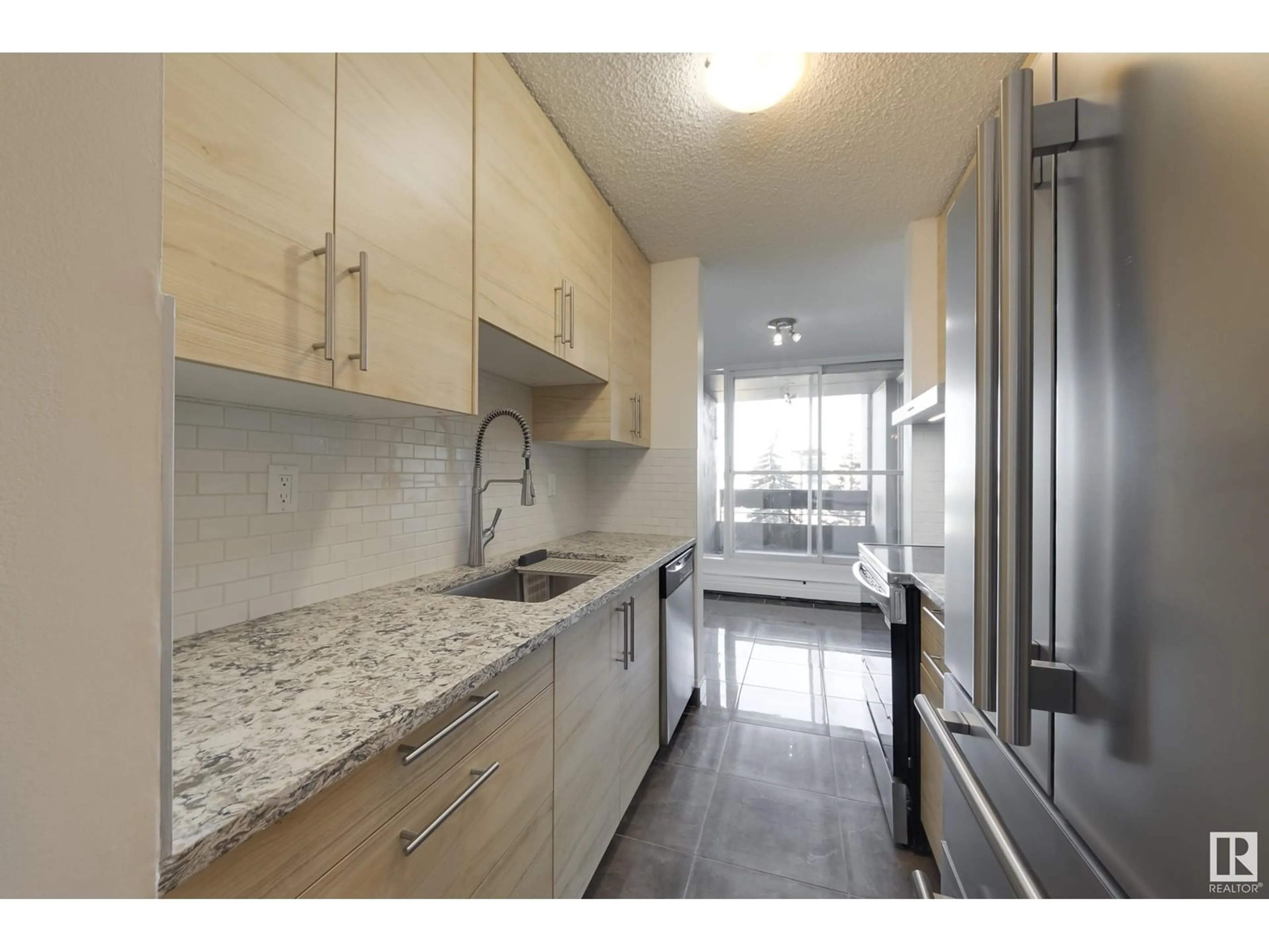 Standard kitchen, ceramic/tile floor for #32 - 8745 165 ST, Edmonton Alberta T5R2R7