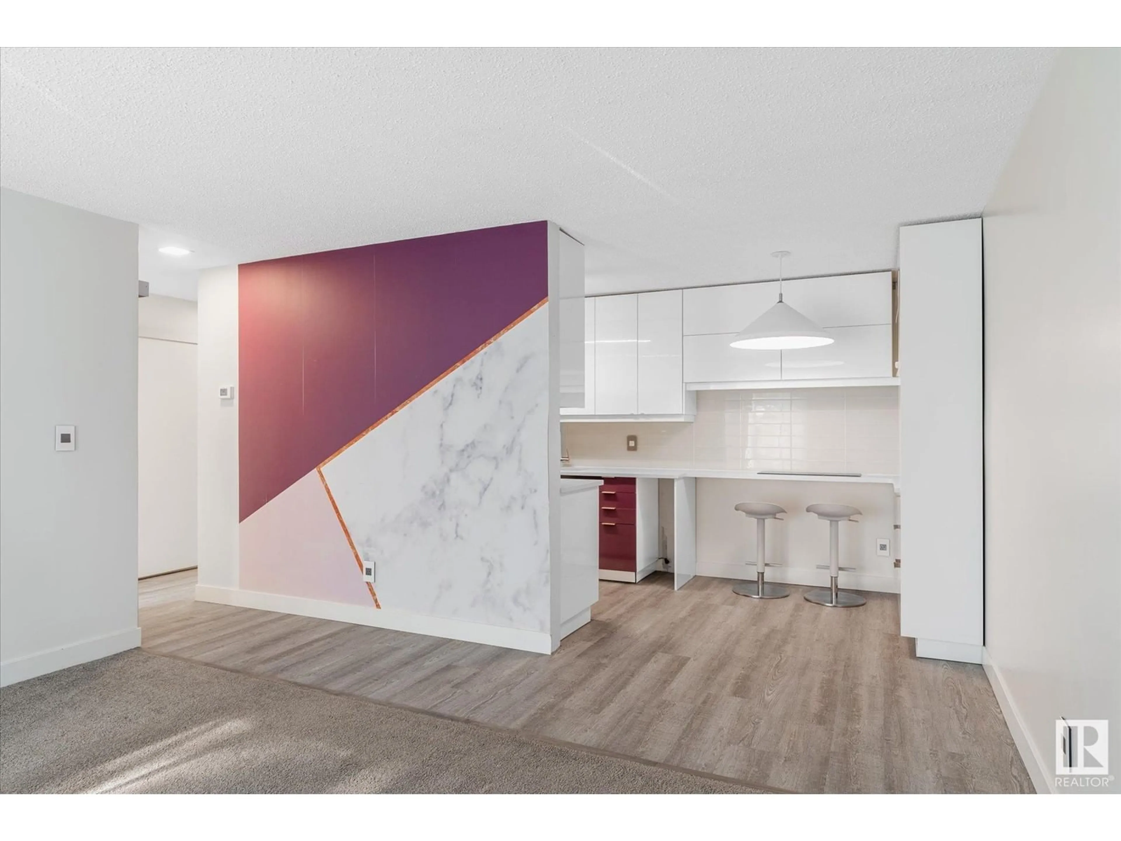 Open concept kitchen, unknown for #302 - 11224 116 ST NW, Edmonton Alberta T5G2W1