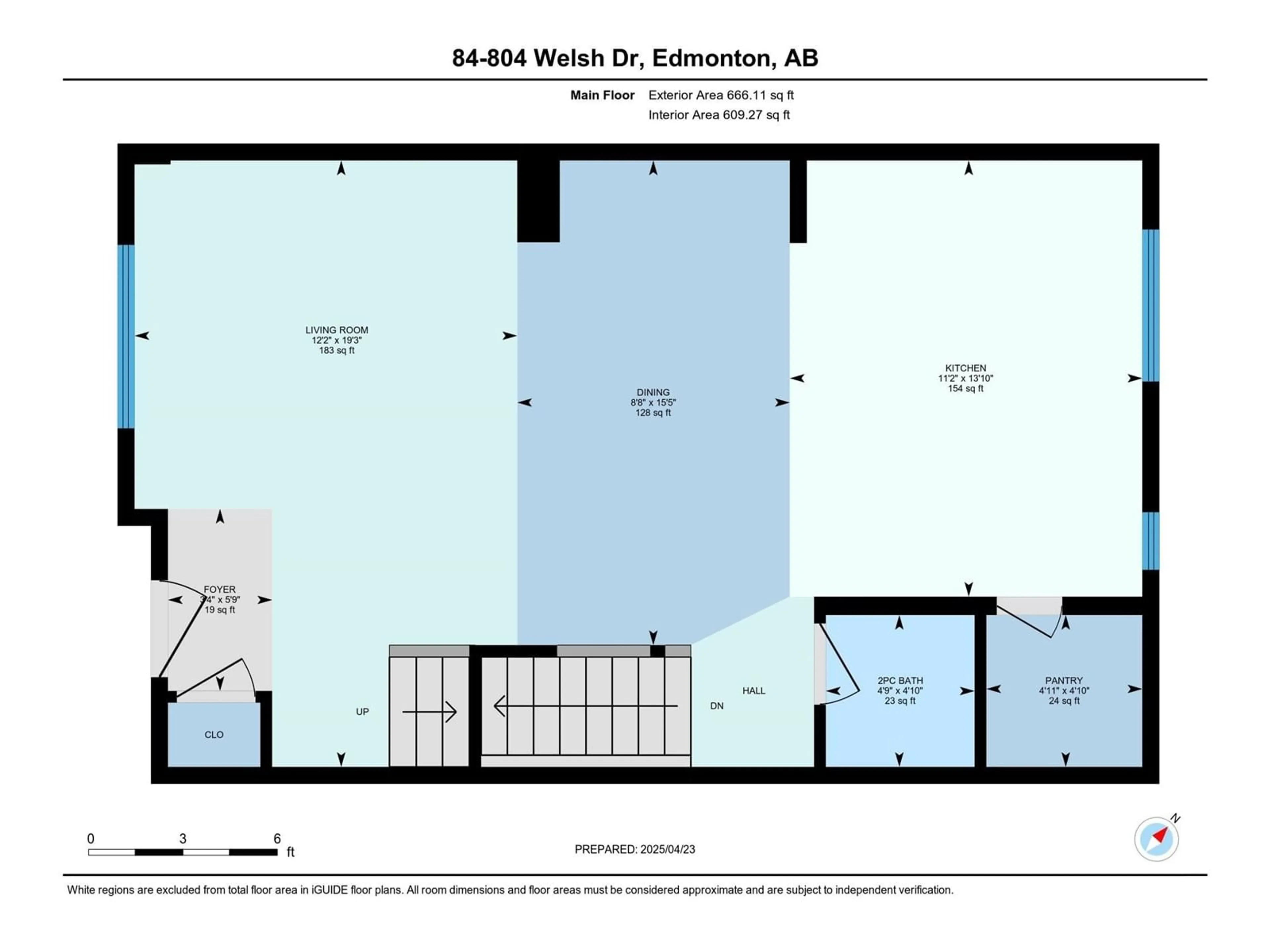 Floor plan for 804 - 84 WELSH DR, Edmonton Alberta T6X1Y8