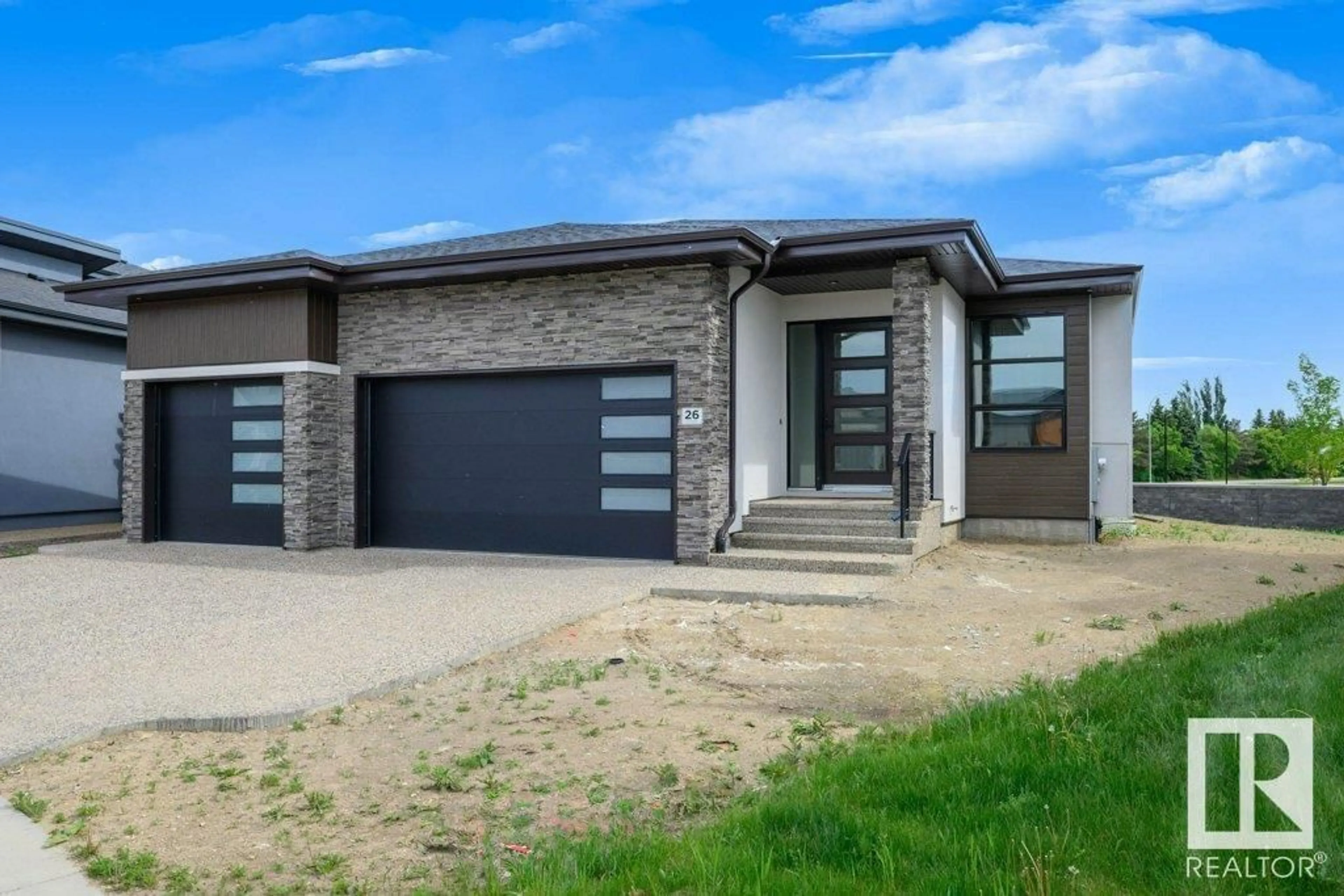 Home with brick exterior material, street for 26 EASTON CL, St. Albert Alberta T8N3X9