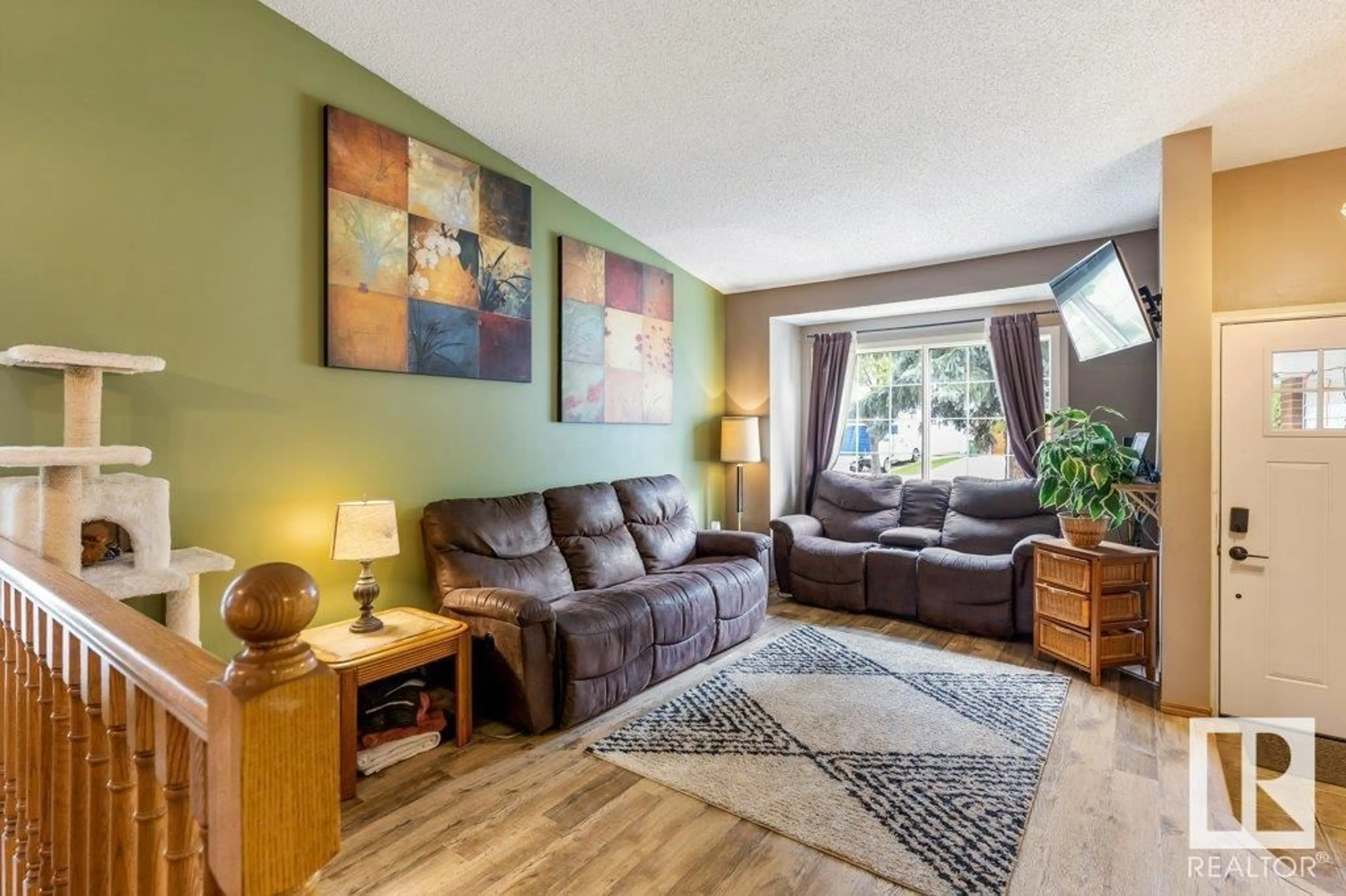 Living room with furniture, unknown for 22 LEPINE PL, St. Albert Alberta T8N4M9