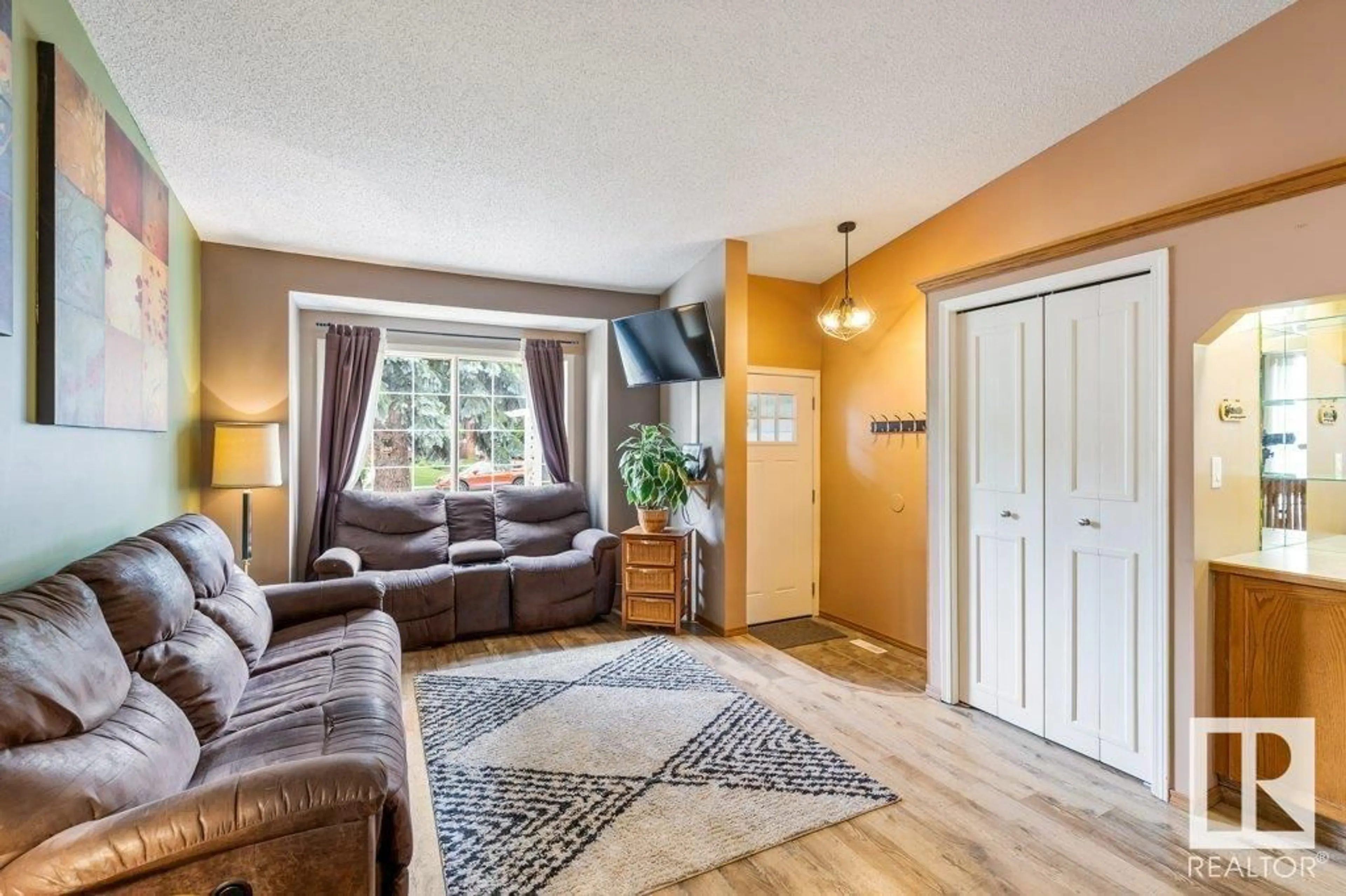 Living room with furniture, unknown for 22 LEPINE PL, St. Albert Alberta T8N4M9