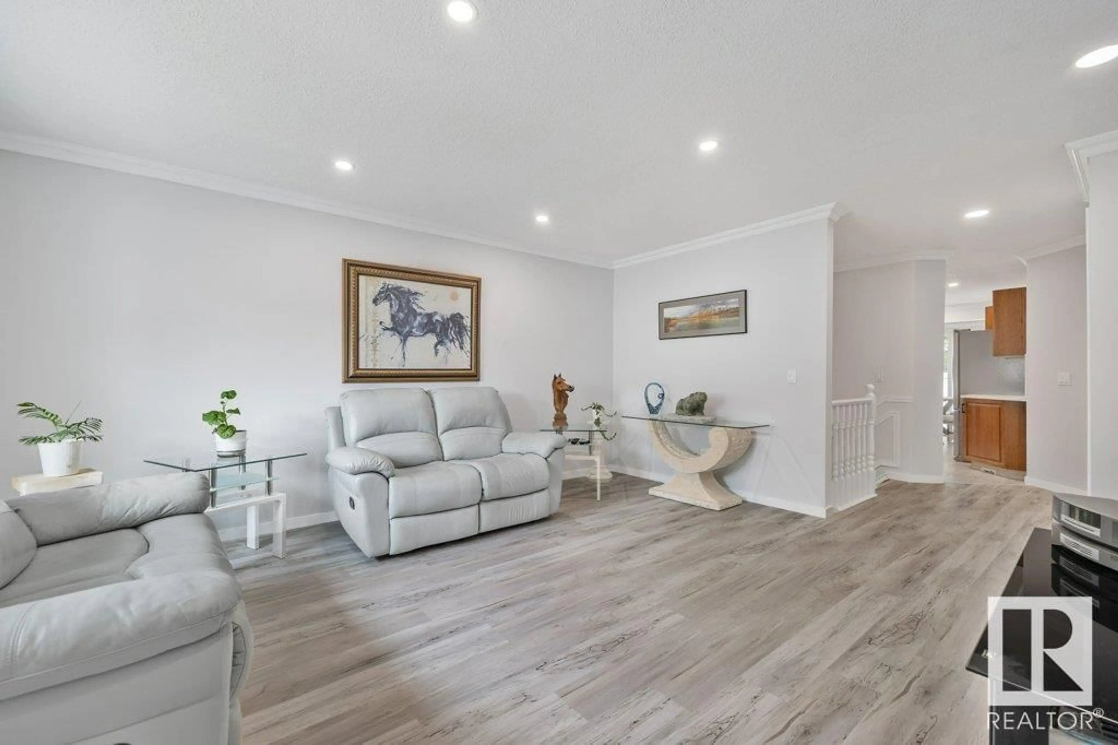 Living room with furniture, unknown for 3 - 66 POIRIER AV, St. Albert Alberta T8N6M6