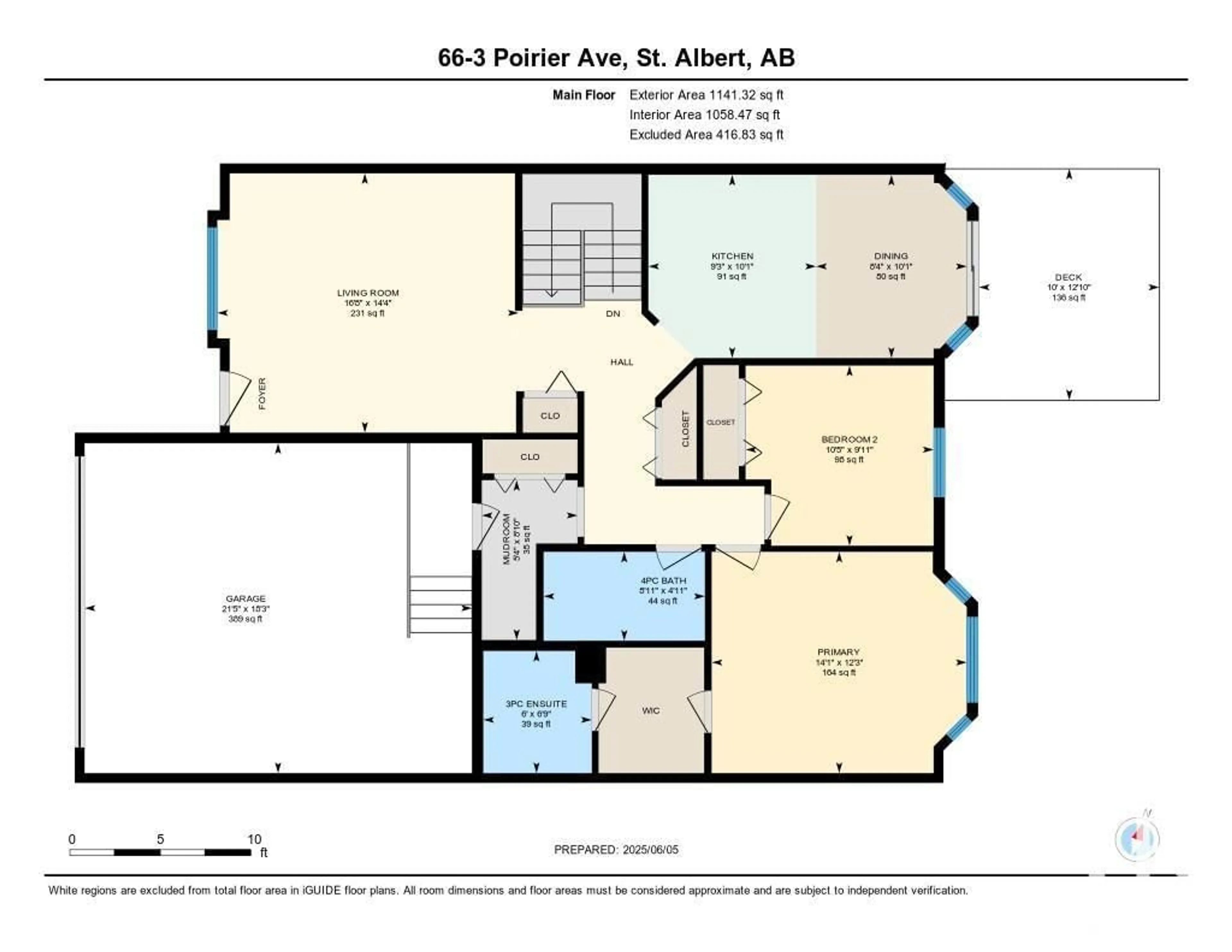Floor plan for 3 - 66 POIRIER AV, St. Albert Alberta T8N6M6