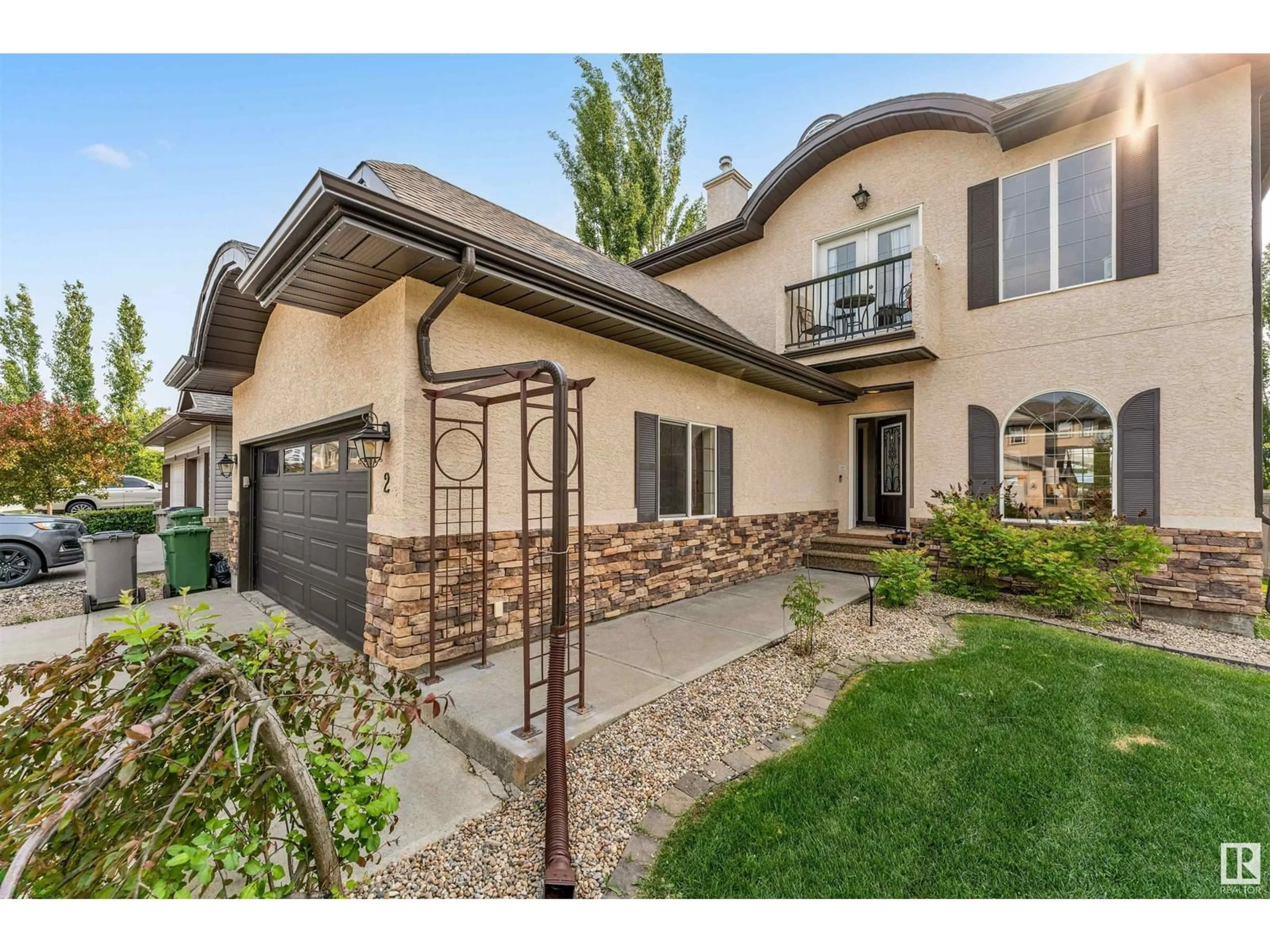 Home with brick exterior material, street for 2 ROCHE PL, Beaumont Alberta T4X0B8