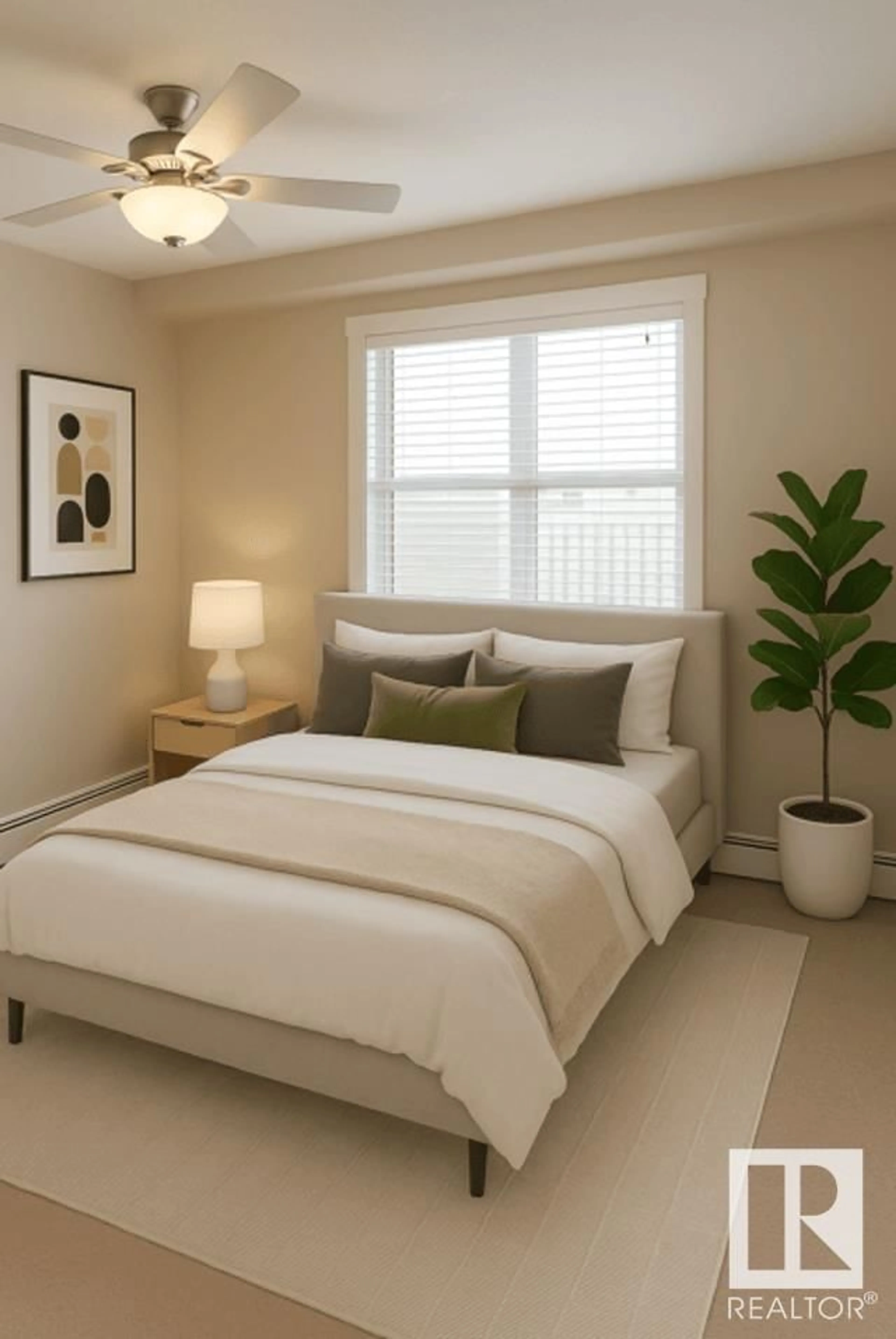 Bedroom with bed, unknown for 5370 - 425 CHAPPELLE RD SW, Edmonton Alberta T6W3L7