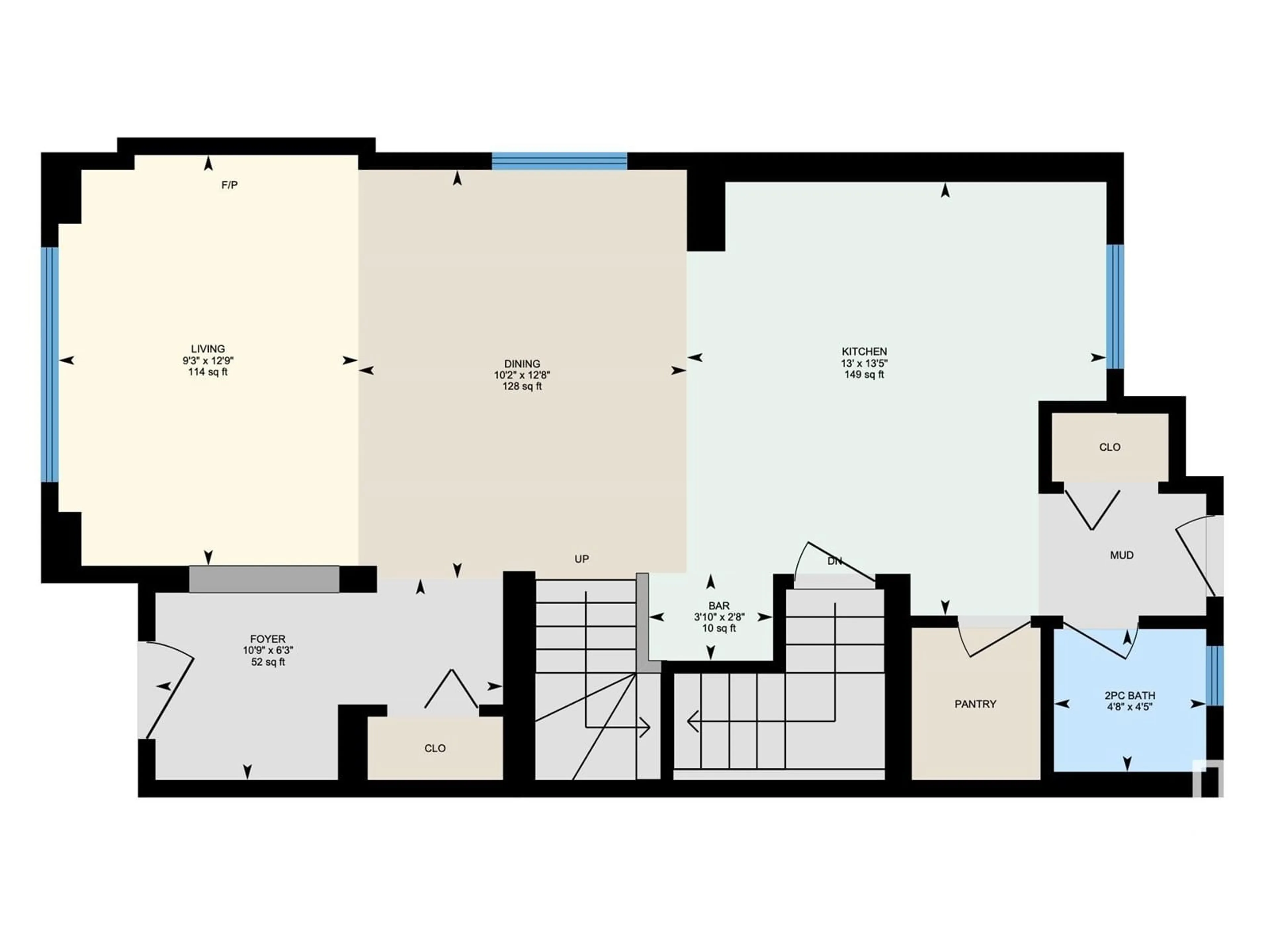 Floor plan for 189 HAWKS RIDGE BV, Edmonton Alberta T5S0H6