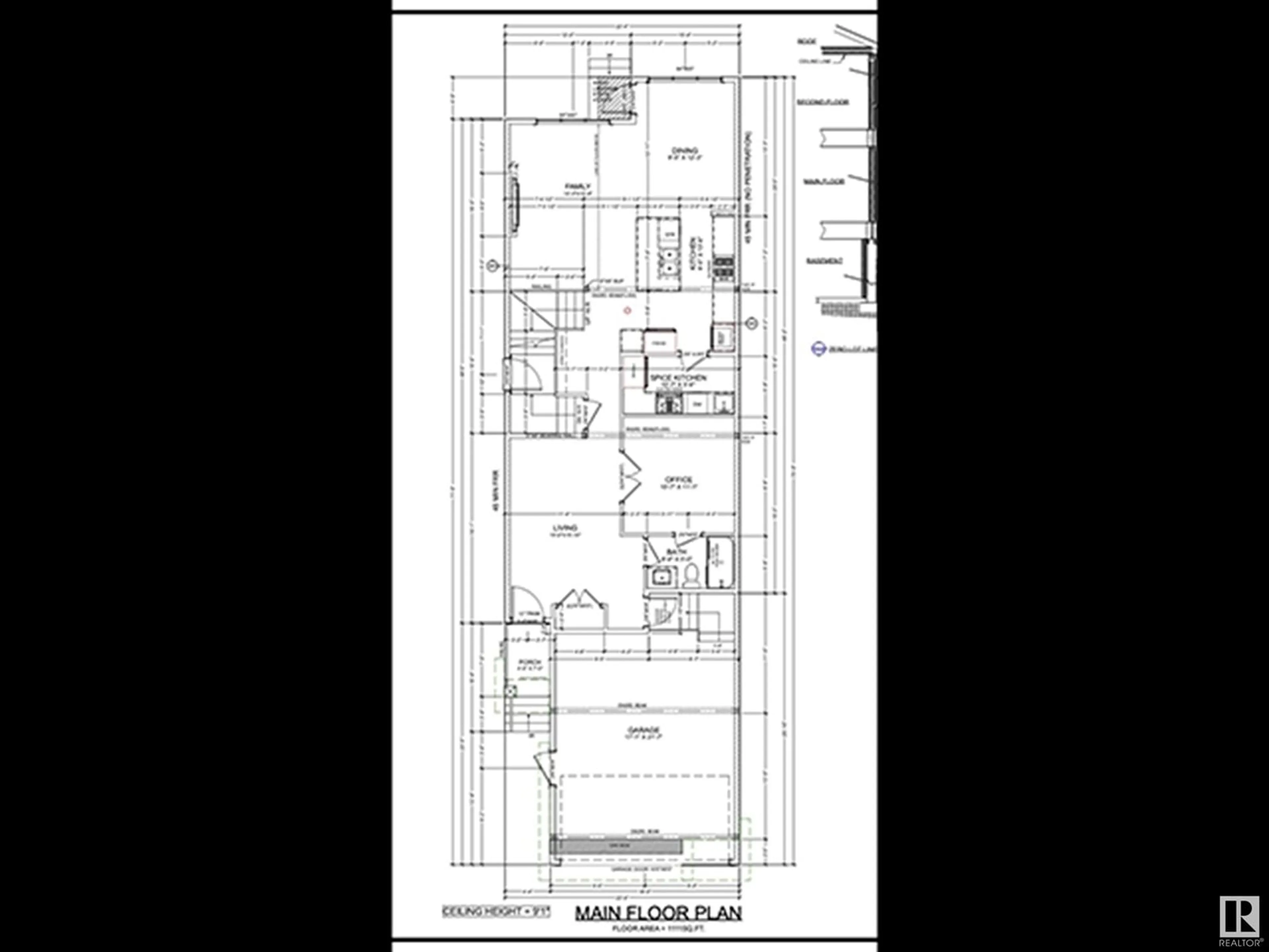 Floor plan for 119 24 ST, Edmonton Alberta T6X3K4