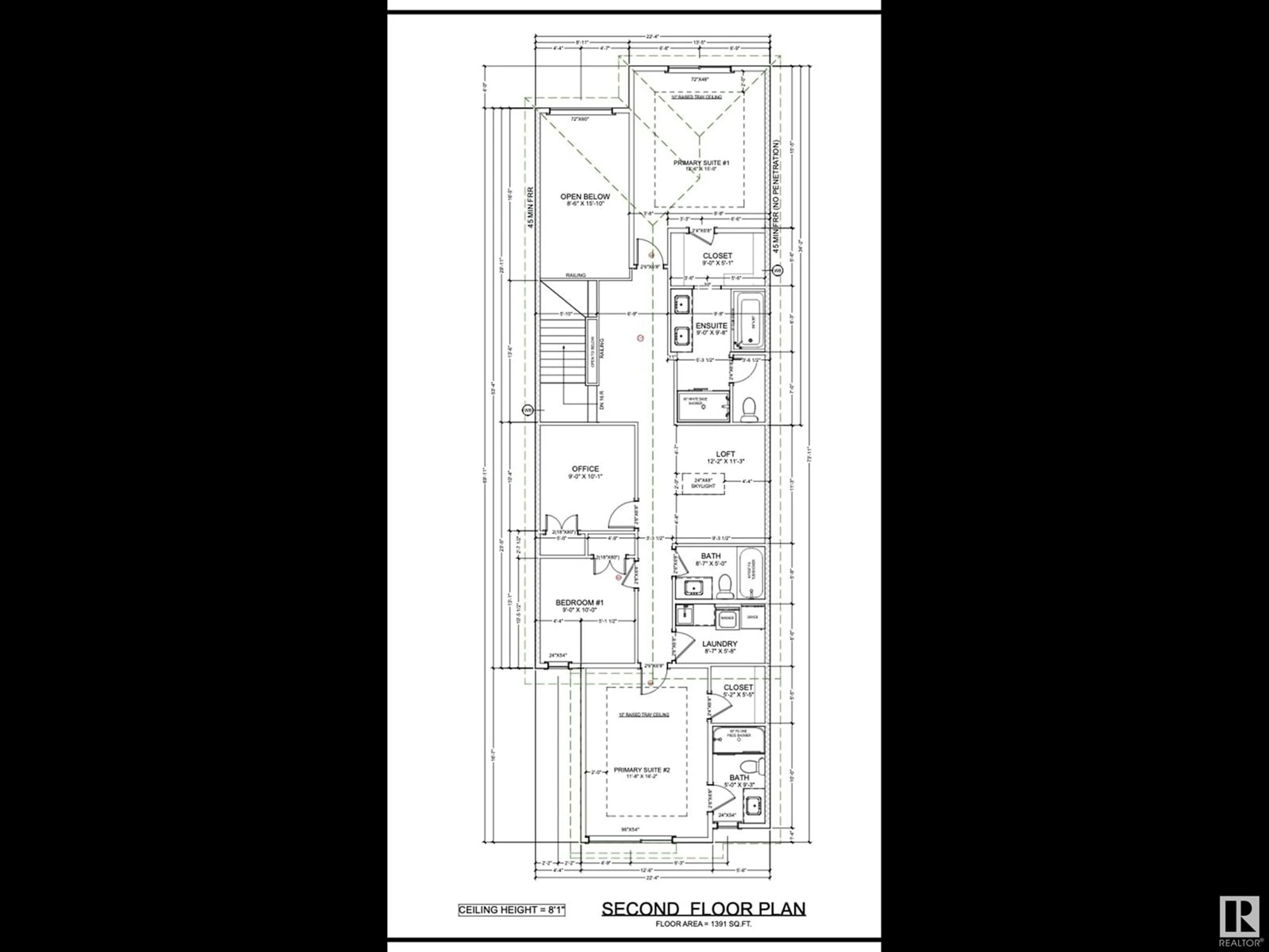 Floor plan for SW - 143 24 ST, Edmonton Alberta T6X3K4