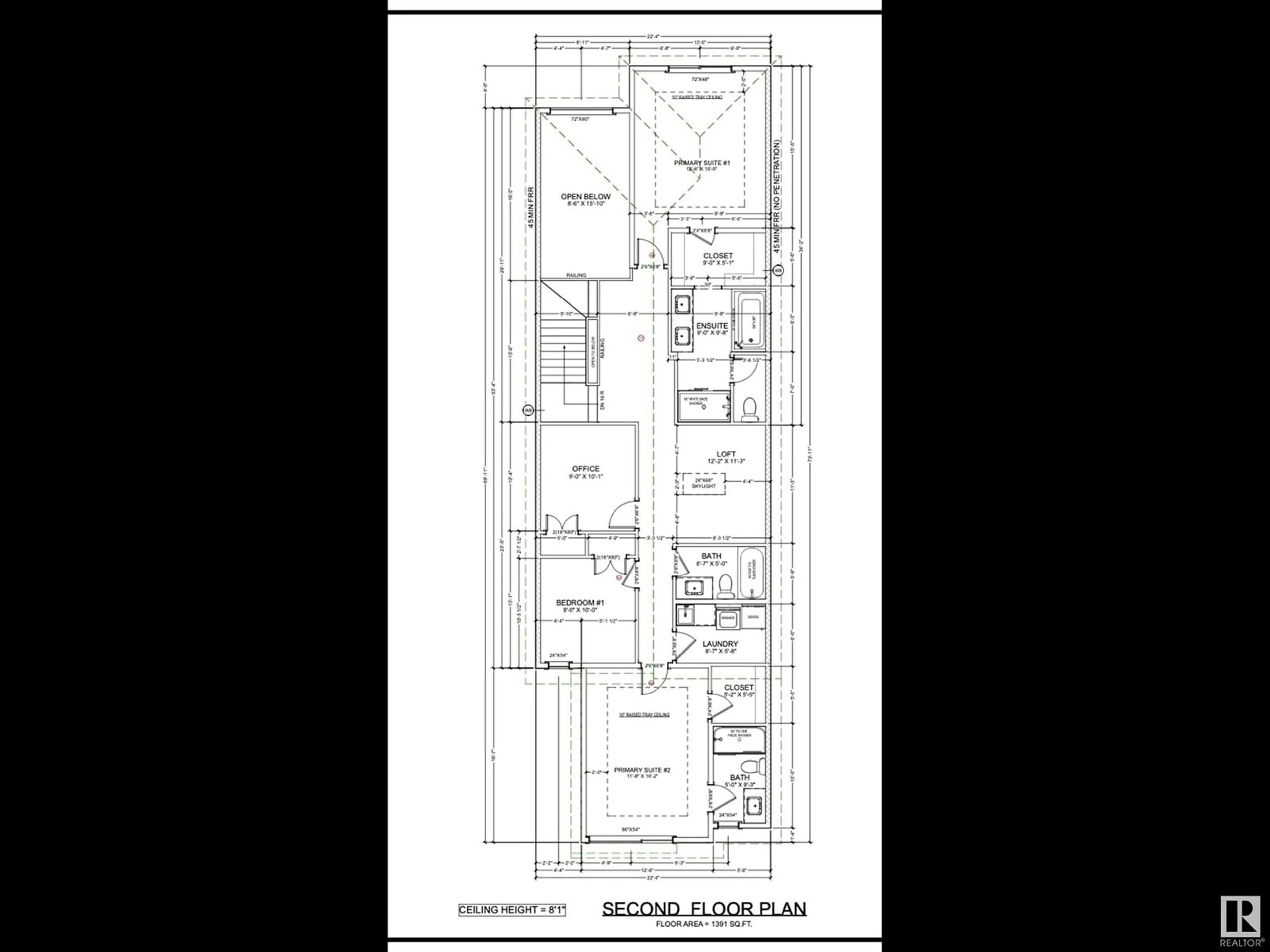 Floor plan for SW - 143 24 ST, Edmonton Alberta T6X3K4