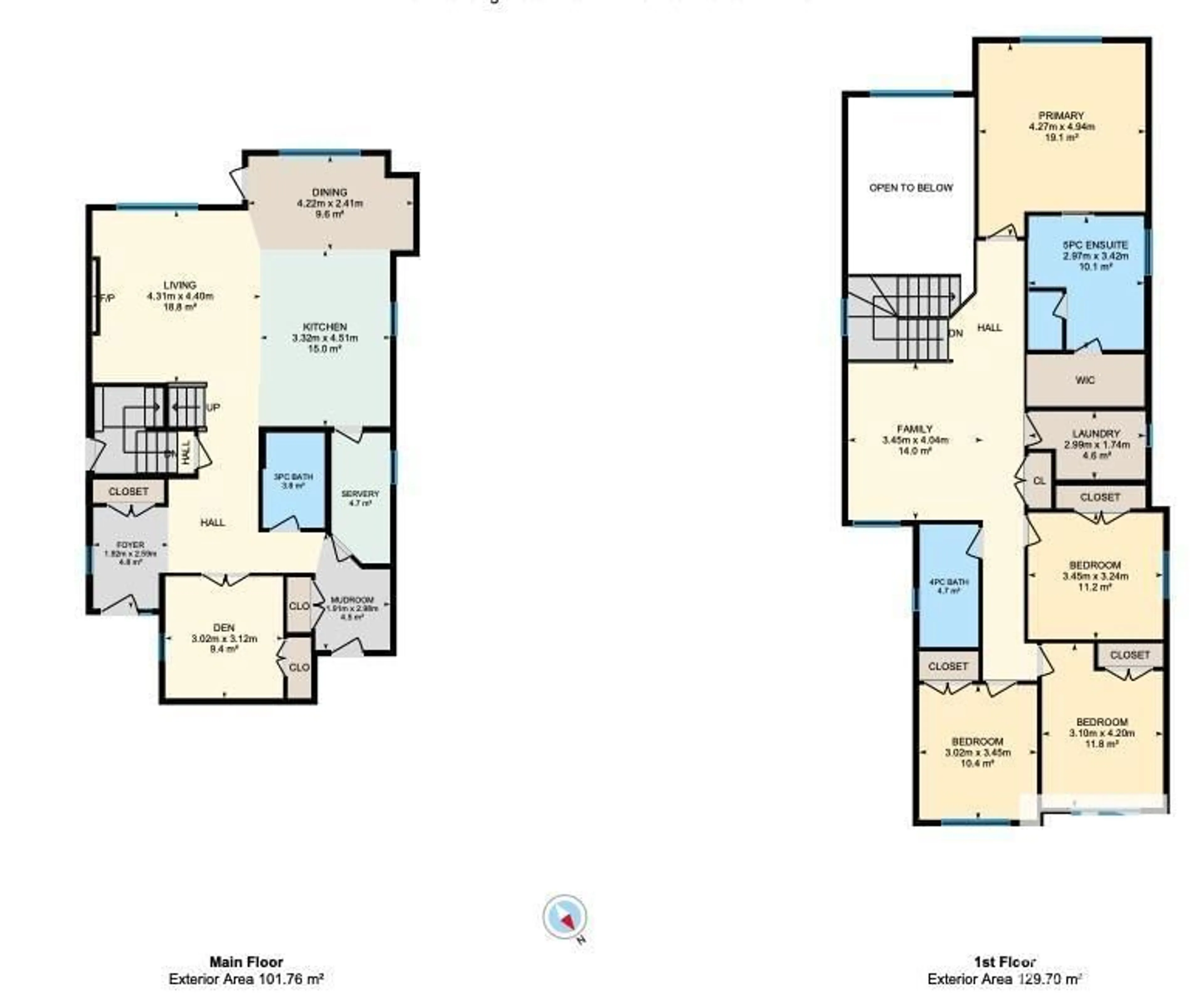 Floor plan for 13 HULL WD, Spruce Grove Alberta T7X0X5