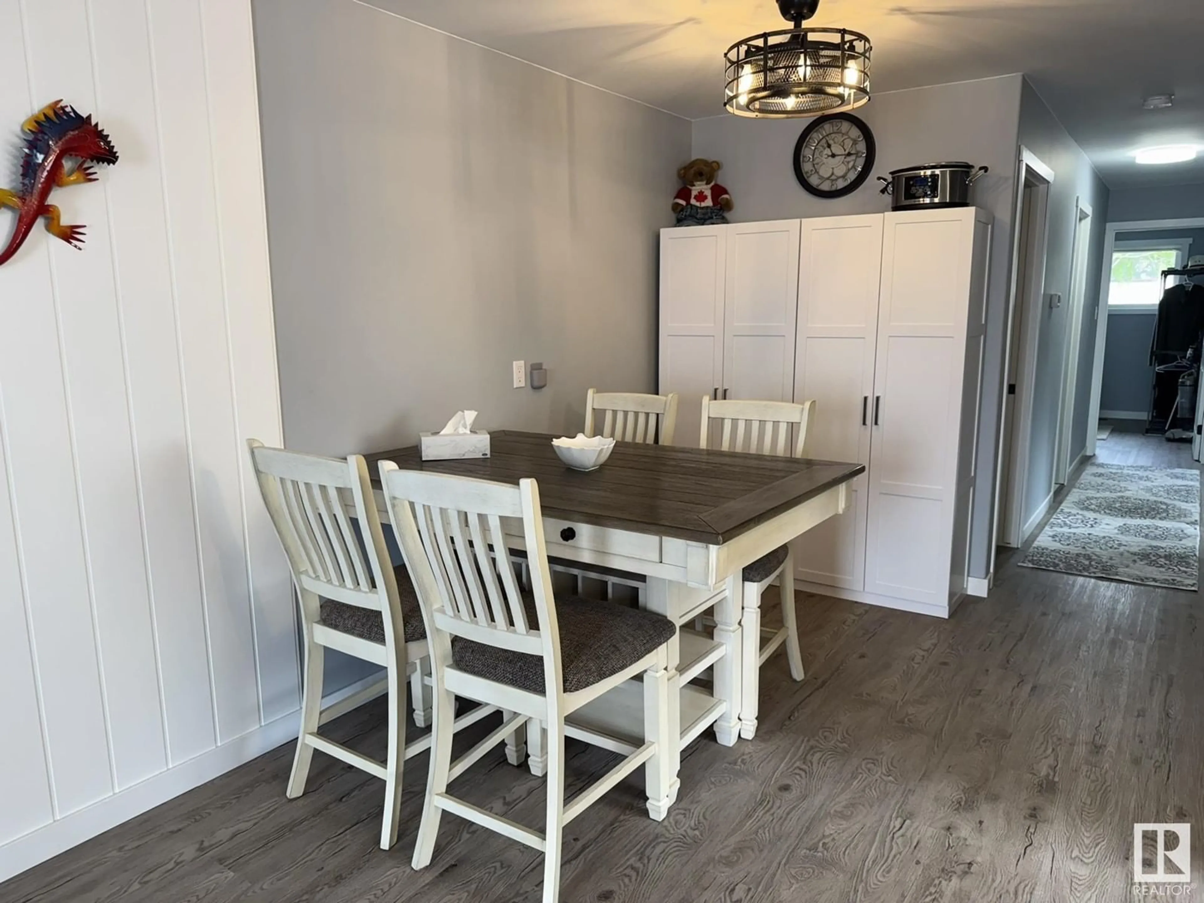 Dining room, wood/laminate floor for 2014 5 AV, Cold Lake Alberta T9M1G1