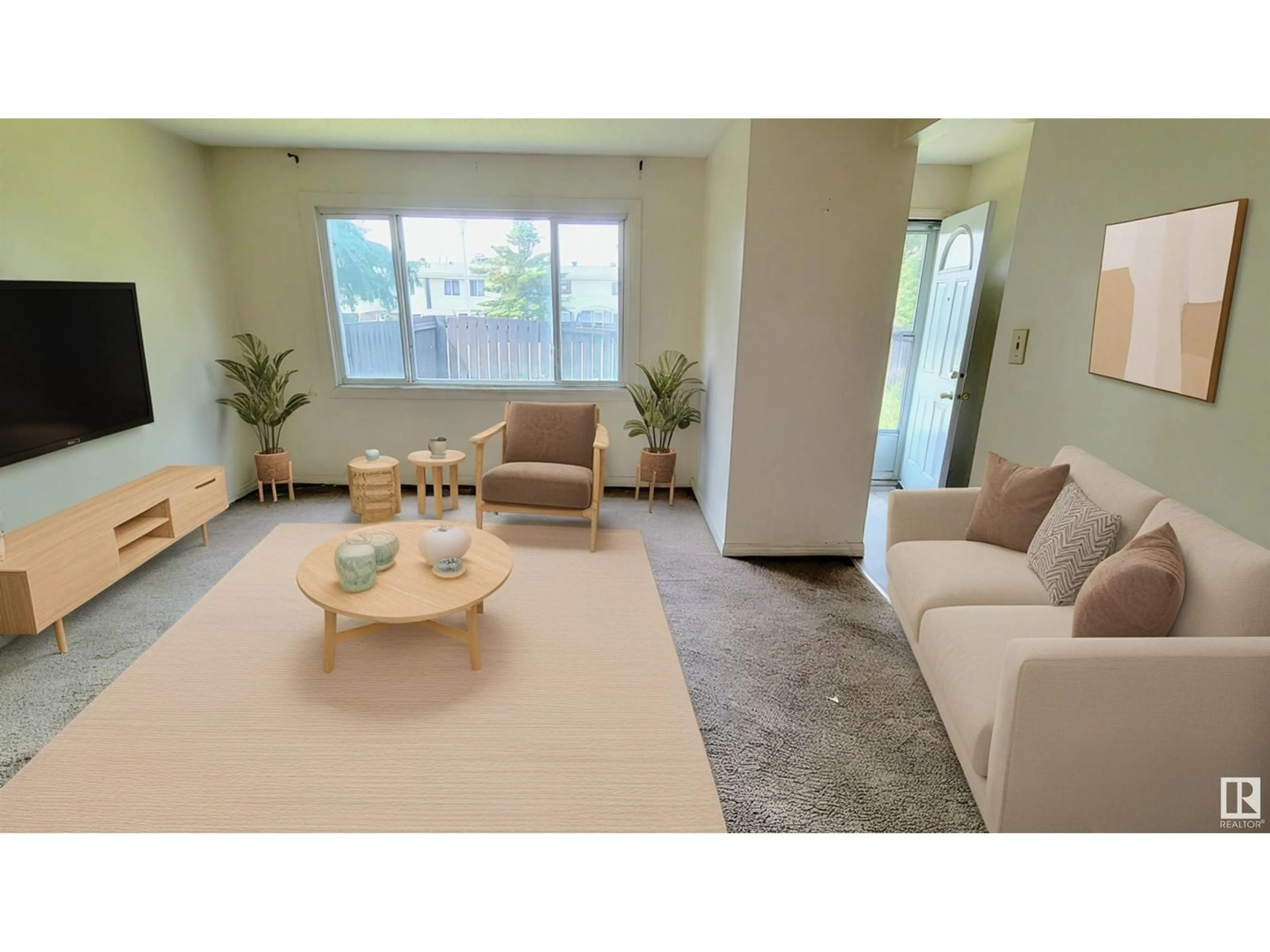 Living room with furniture, unknown for 193 ROSELAND VILLAGE NW, Edmonton Alberta T5E5R6
