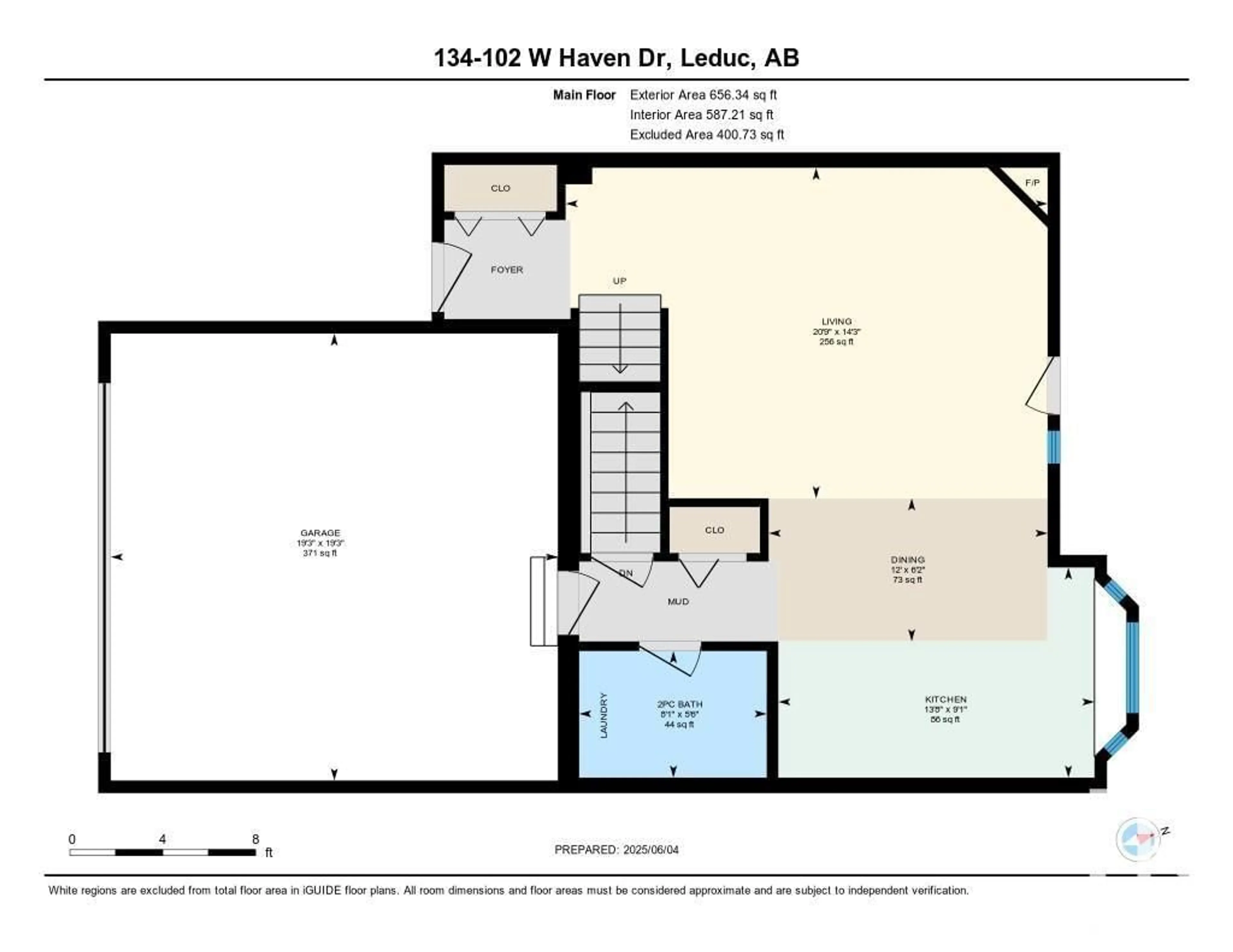 Floor plan for 134 102 WEST HAVEN DR, Leduc Alberta T9E0A2