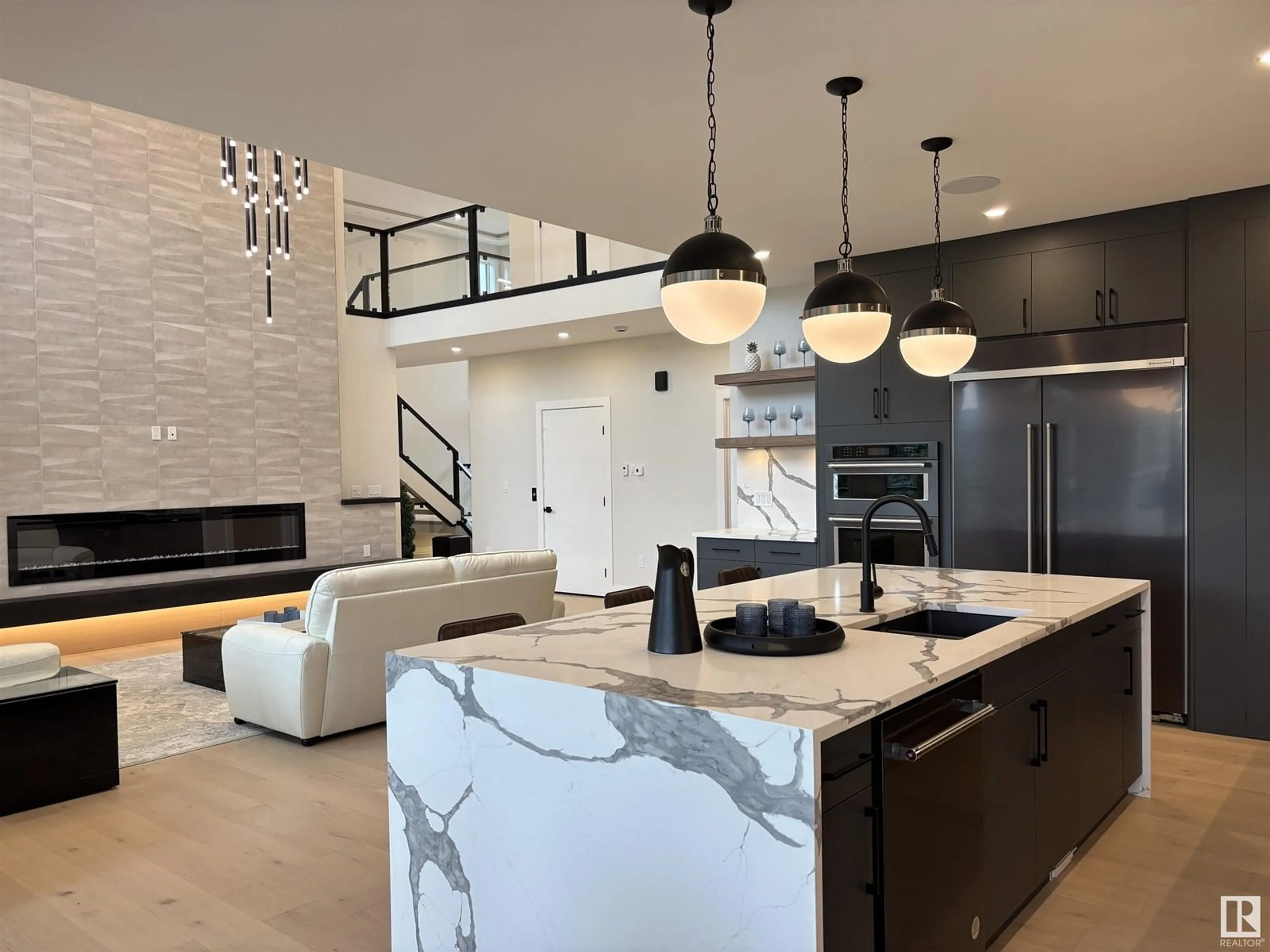 Open concept kitchen, unknown for SW - 4715 WOOLSEY COMMON, Edmonton Alberta T6W2E2