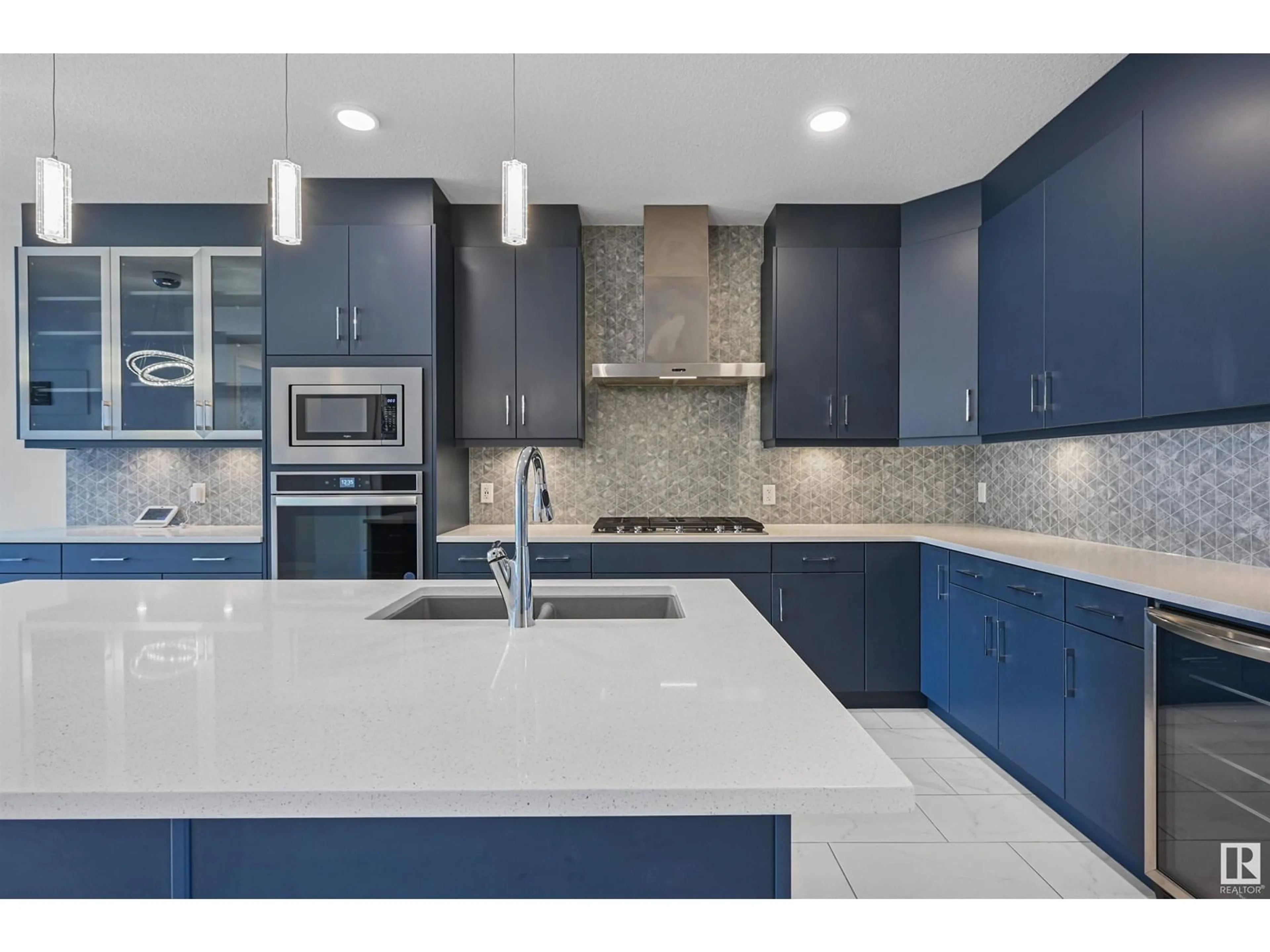 Contemporary kitchen, ceramic/tile floor for SW - 3116 167 ST, Edmonton Alberta T6W4R2