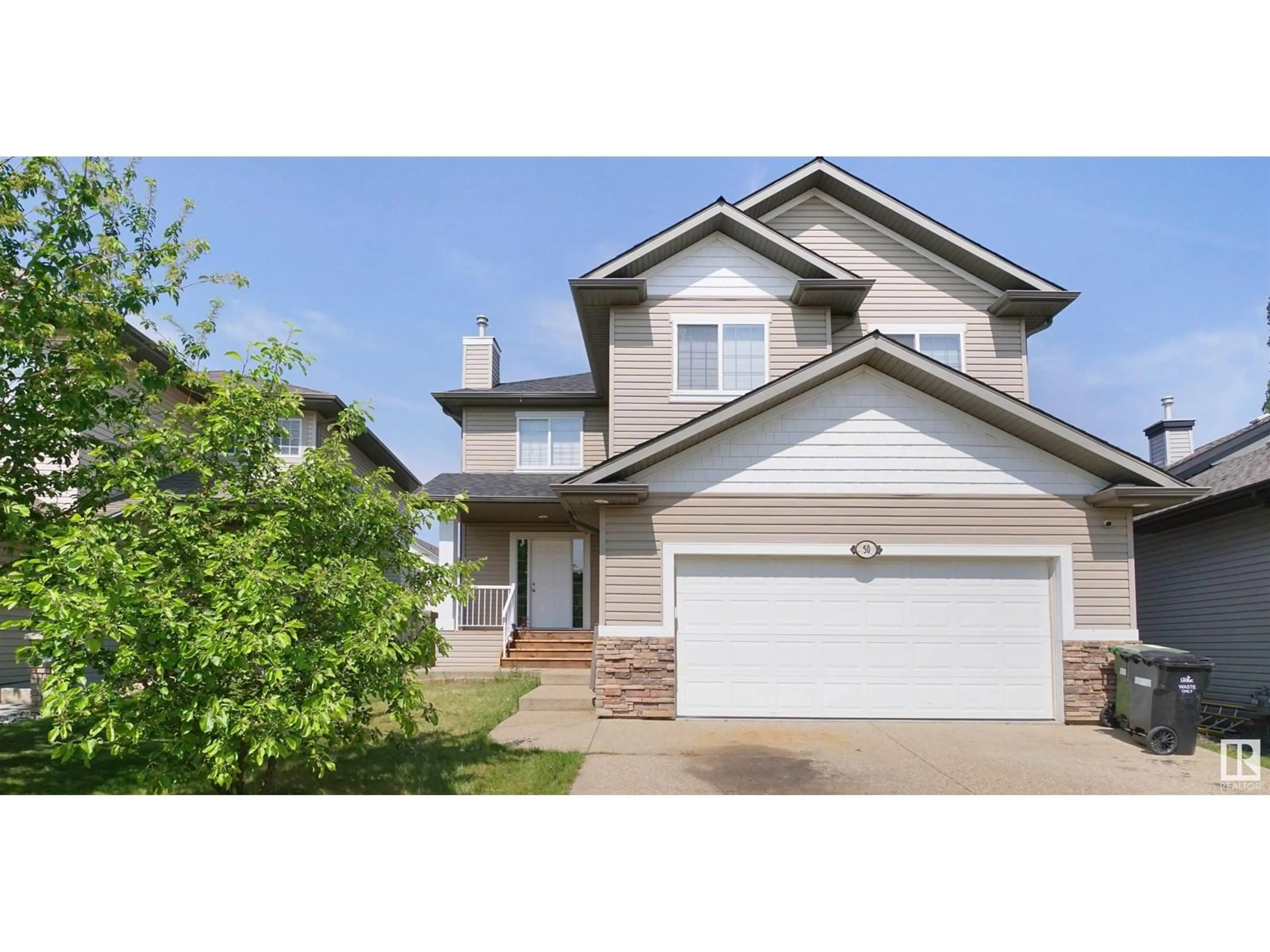 Home with vinyl exterior material, street for 50 ACACIA LI, Leduc Alberta T9E0C8