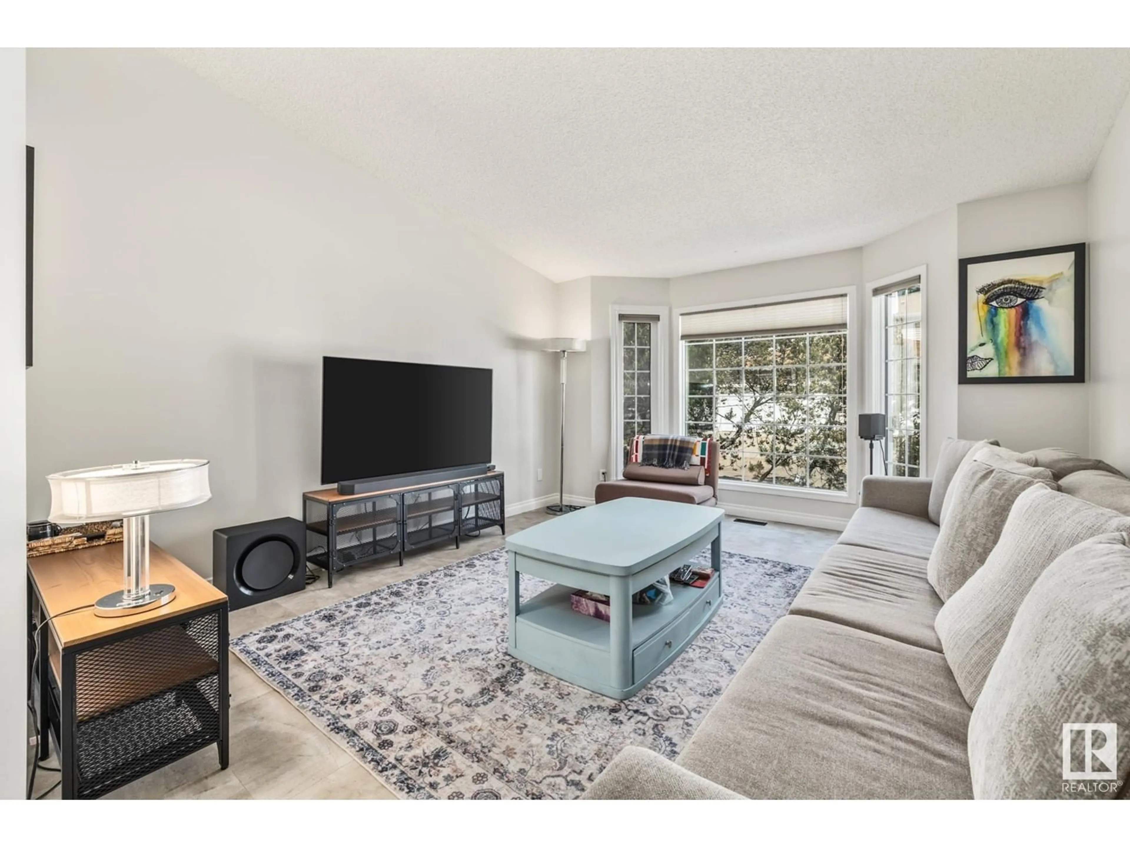 Living room with furniture, unknown for 35 - 24 GRANDIN RD, St. Albert Alberta T8N5W2