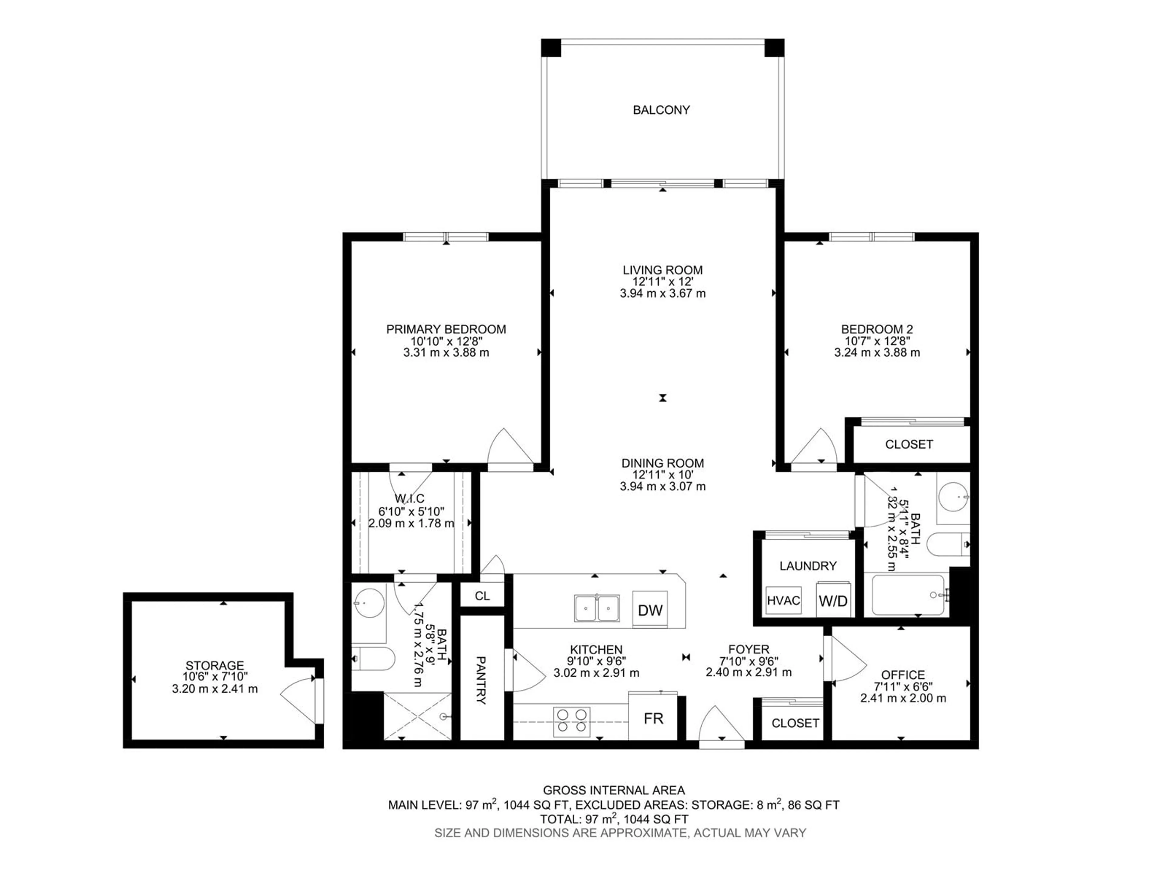 Floor plan for #301 - 500 PALISADES WY, Sherwood Park Alberta T8H0H7