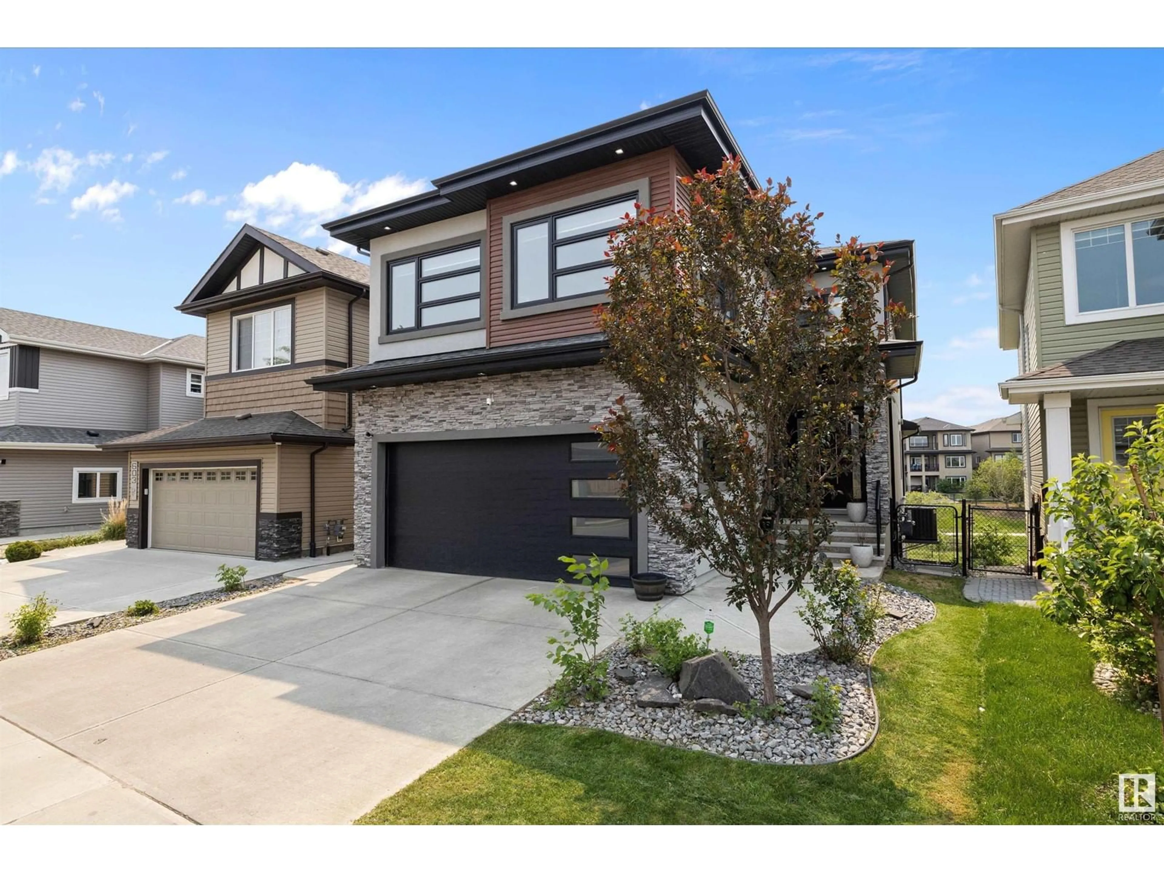 Home with brick exterior material, street for 605 HUDSON RD, Edmonton Alberta T6V0L5