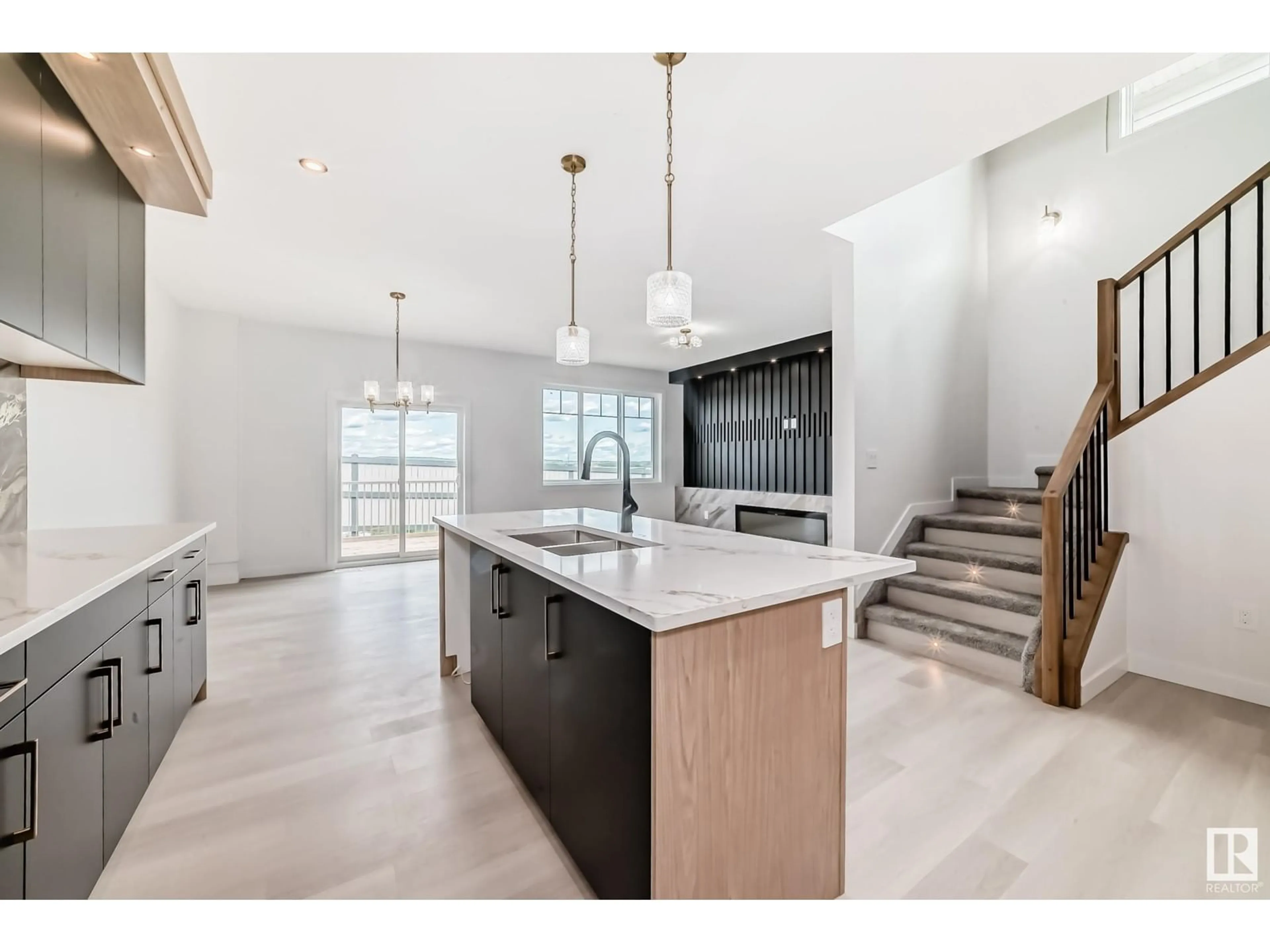 Open concept kitchen, ceramic/tile floor for 59 ASHBURY CR, Spruce Grove Alberta T7X3C6