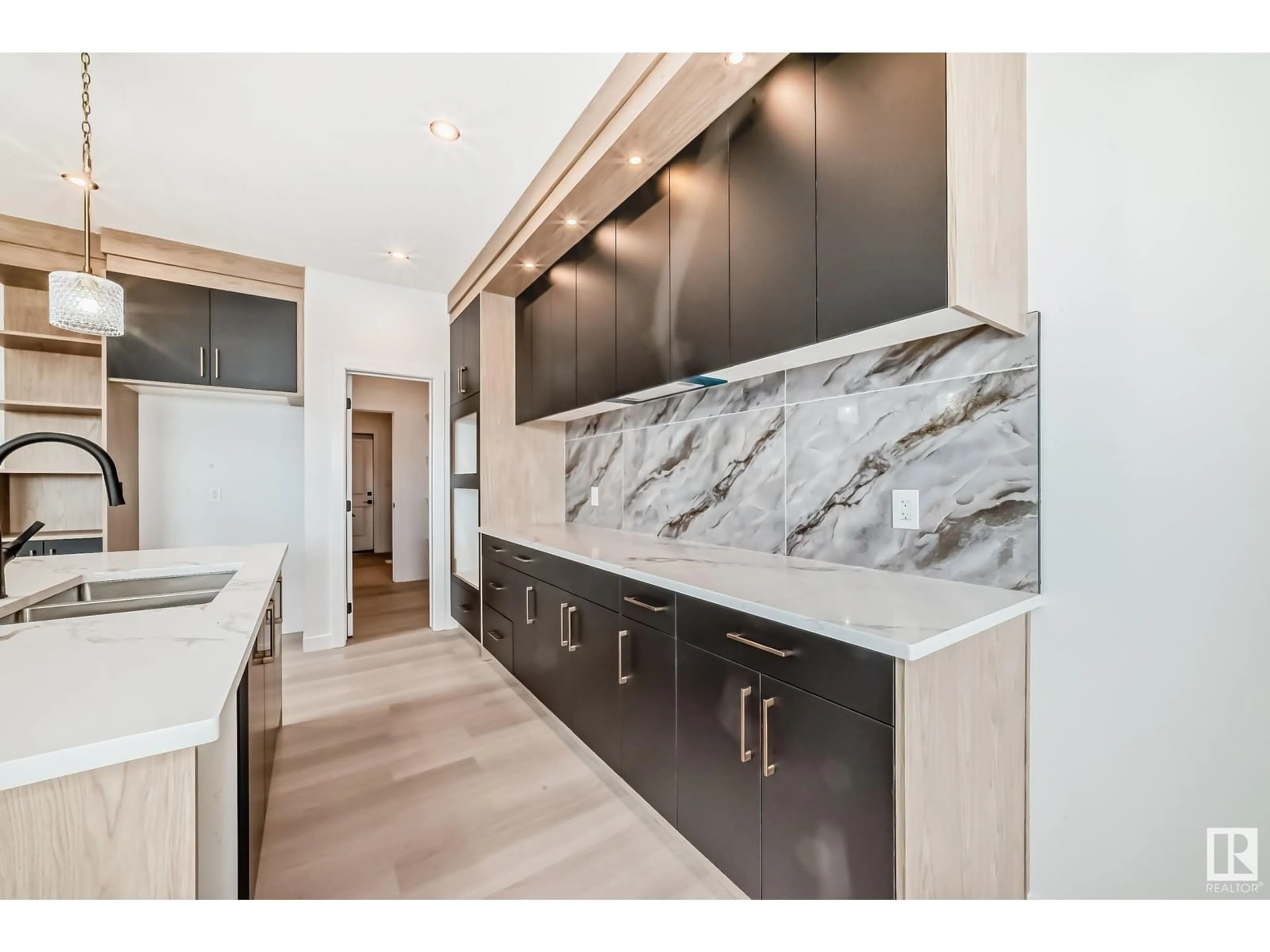 Contemporary kitchen, ceramic/tile floor for 59 ASHBURY CR, Spruce Grove Alberta T7X3C6