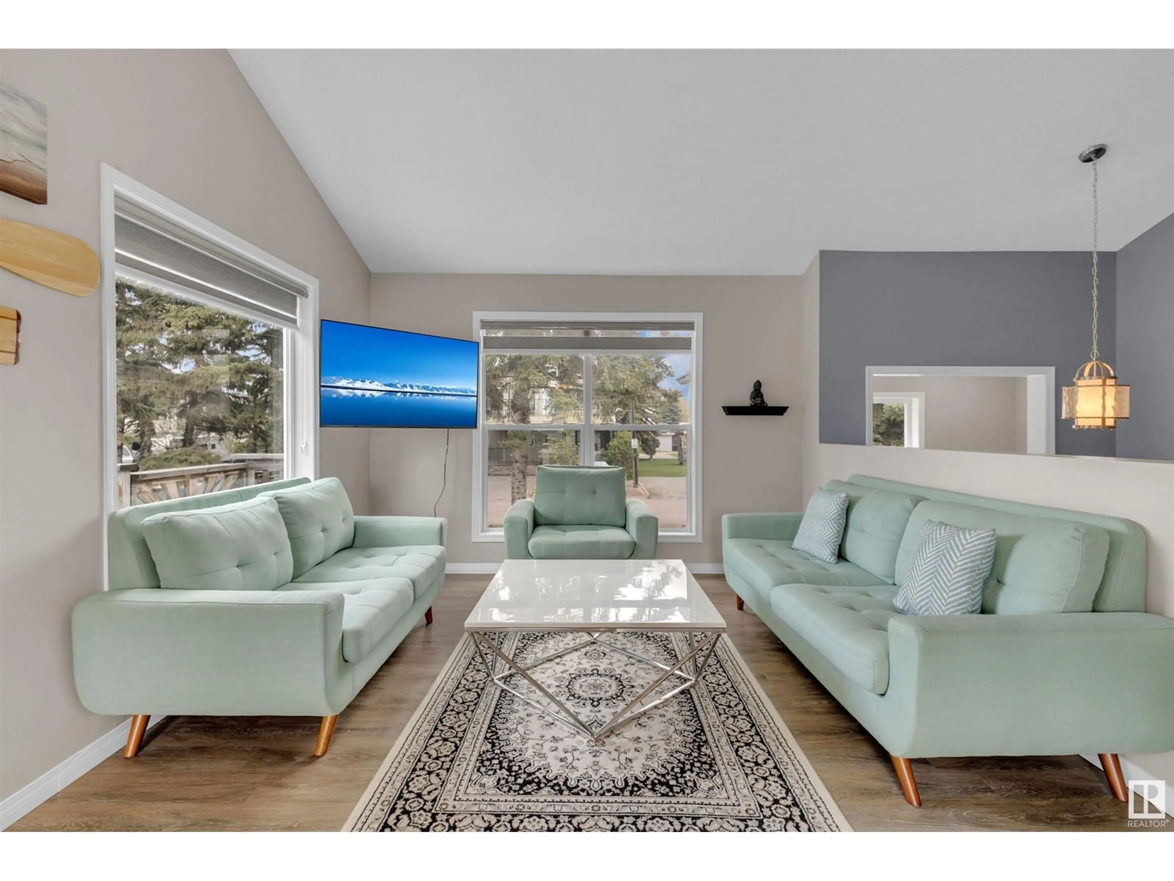 Living room with furniture, unknown for 5024 39 ST, Sylvan Lake Alberta T4S1B8
